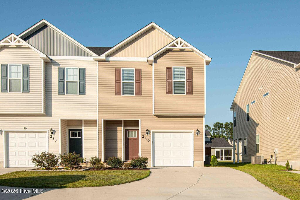 Front of 239 Shallowbag Bay Lane, Jacksonville, NC 28546