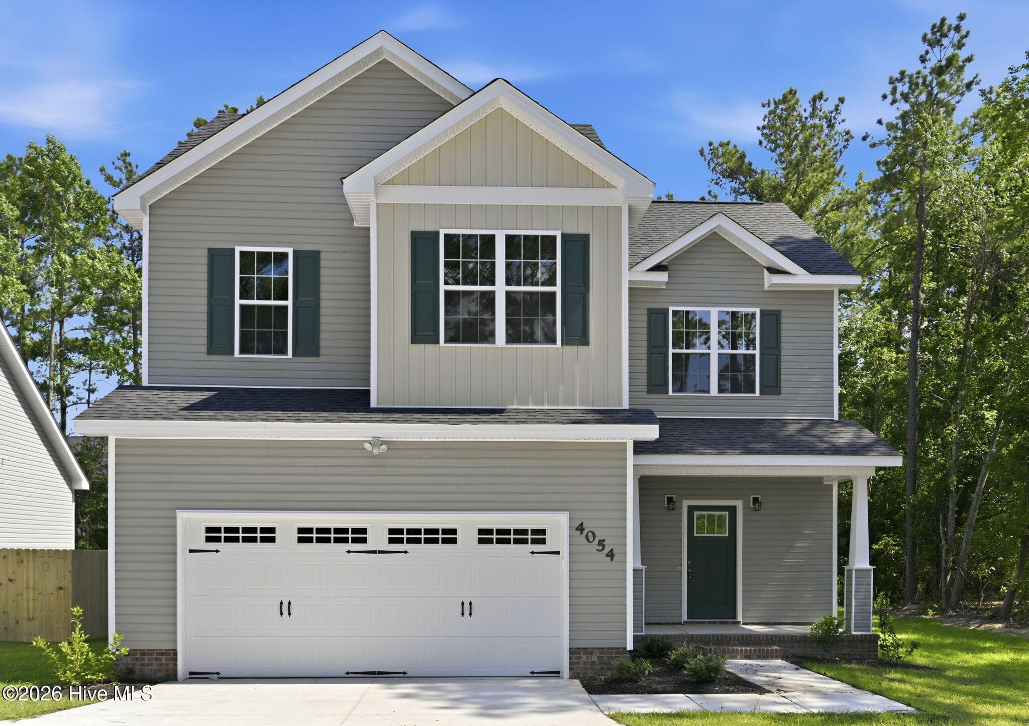 Exterior of 4054 Hunters Trail, Jacksonville, NC 28546