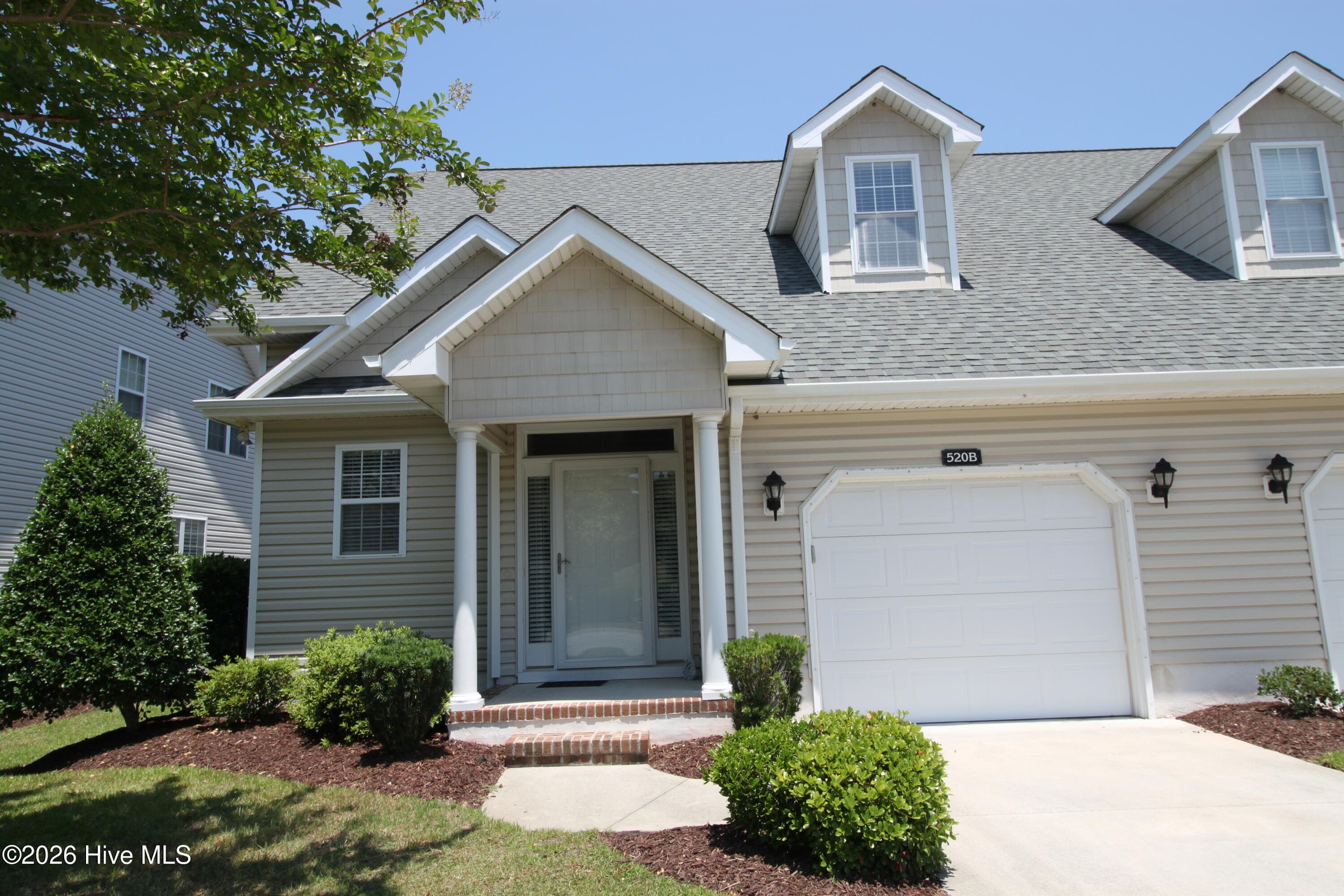 Exterior of 520 Village Green Drive B, Morehead City, NC 28557