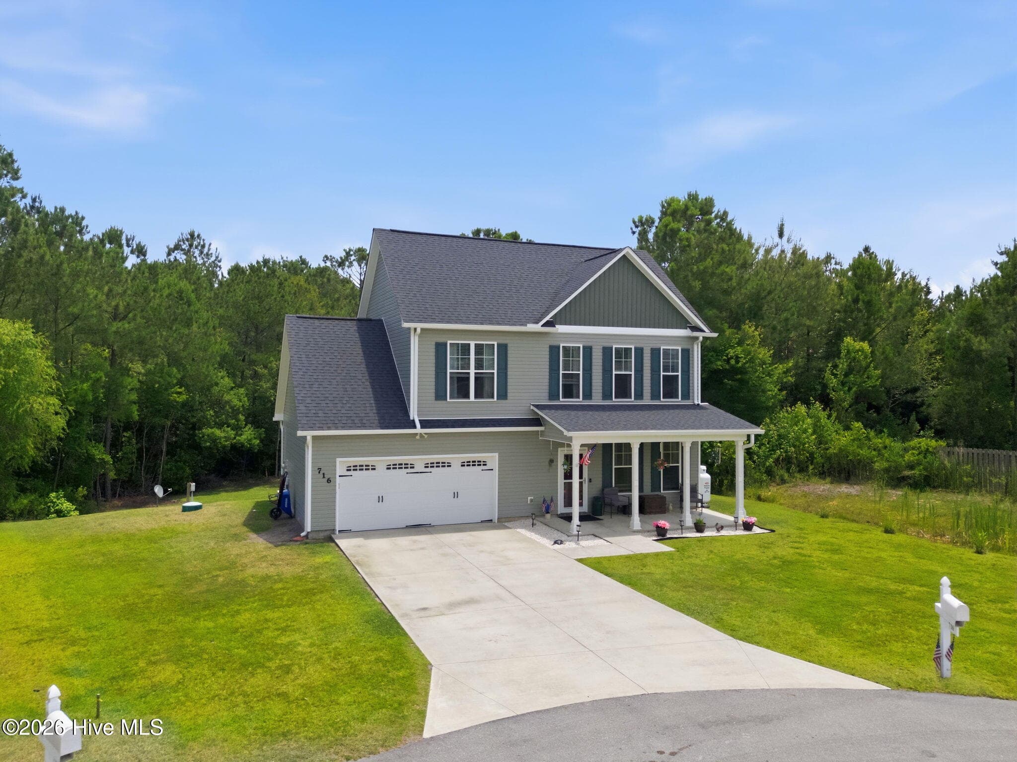 Front of 716 Bayboro Court, Holly Ridge, NC 28445