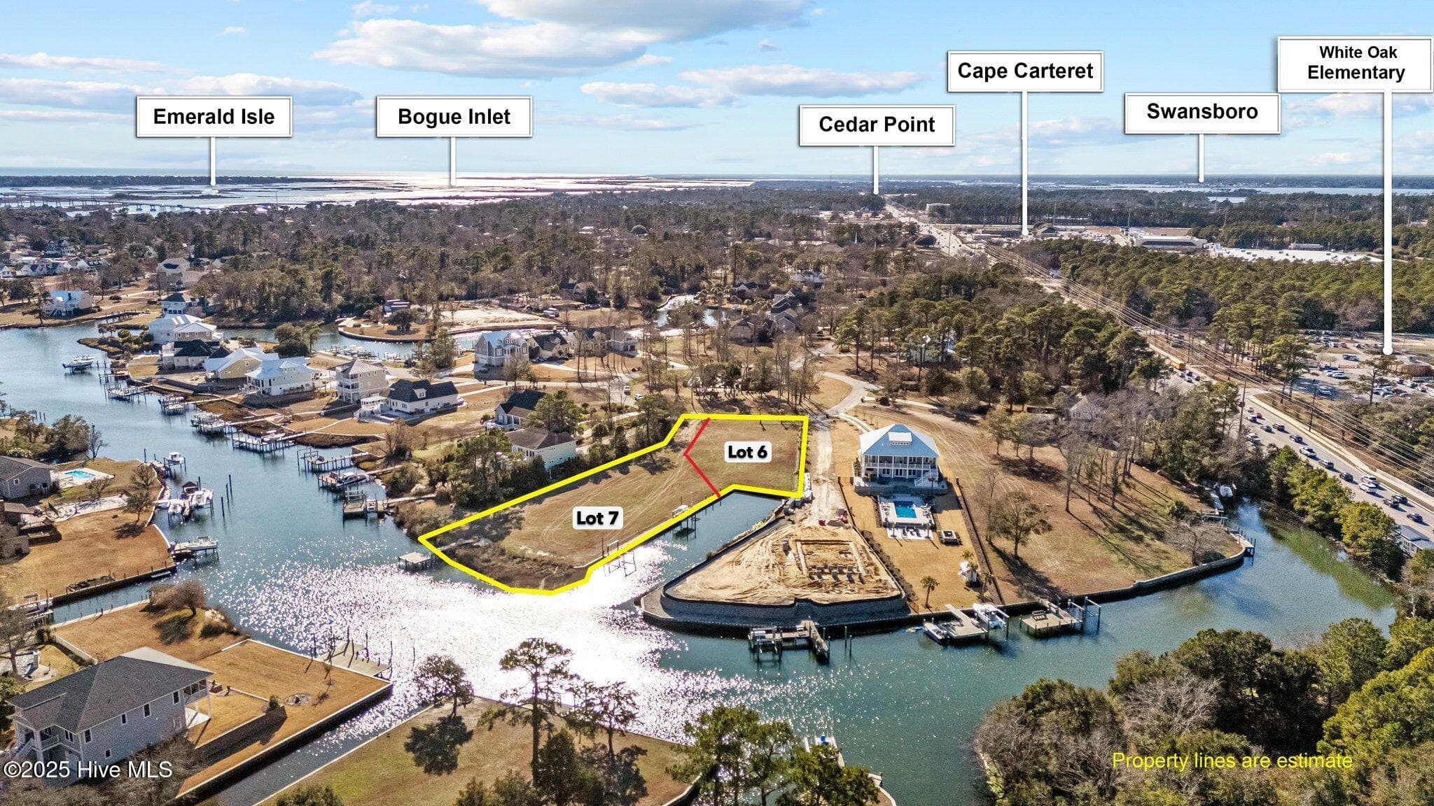 Front of 113 Cape Point Boulevard, Cape Carteret, NC 28584
