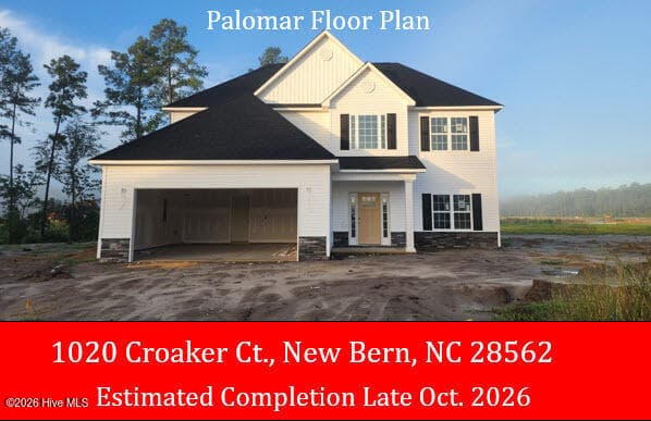 Front of 1020 Croaker Court, New Bern, NC 28562