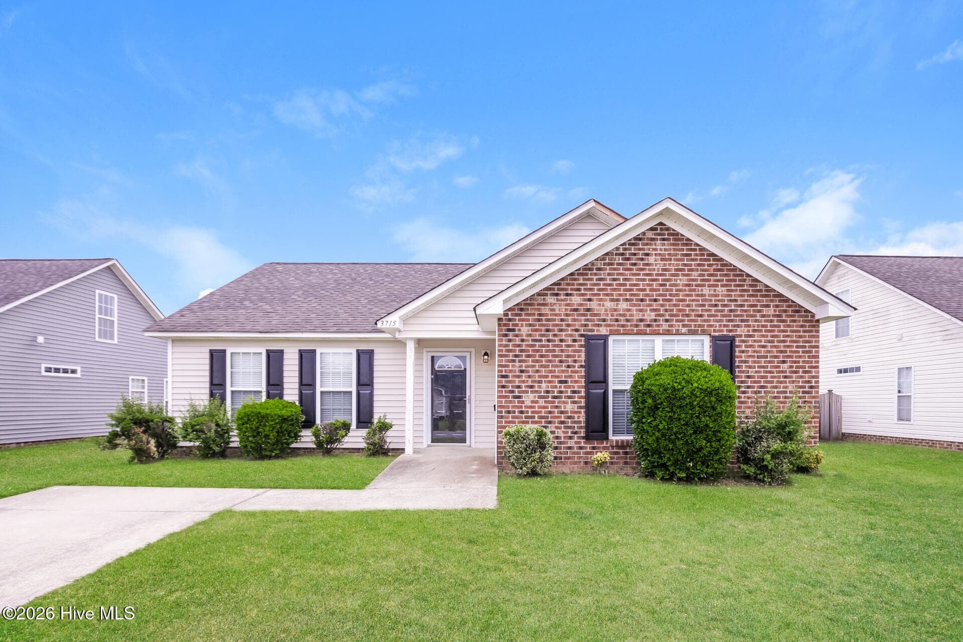 Front of 3715 Highland Drive, Ayden, NC 28513