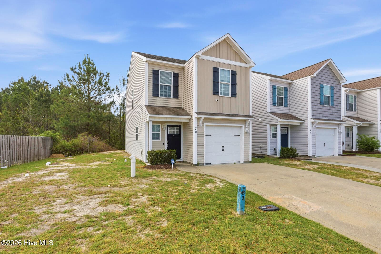 Front of 70 Thornbury Drive, Rocky Point, NC 28457