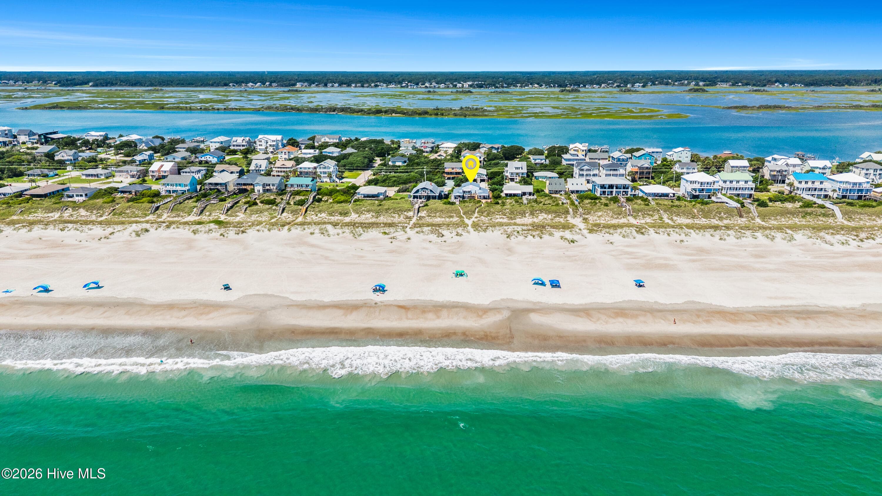 Front of 129 S Anderson Boulevard A, Topsail Beach, NC 28445