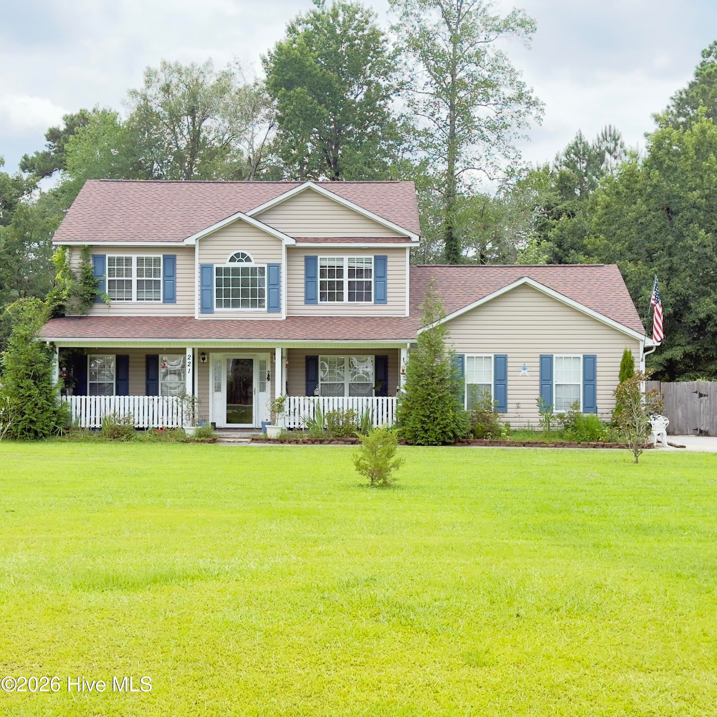 Front of 221 Lee Rogers Road, Hubert, NC 28539