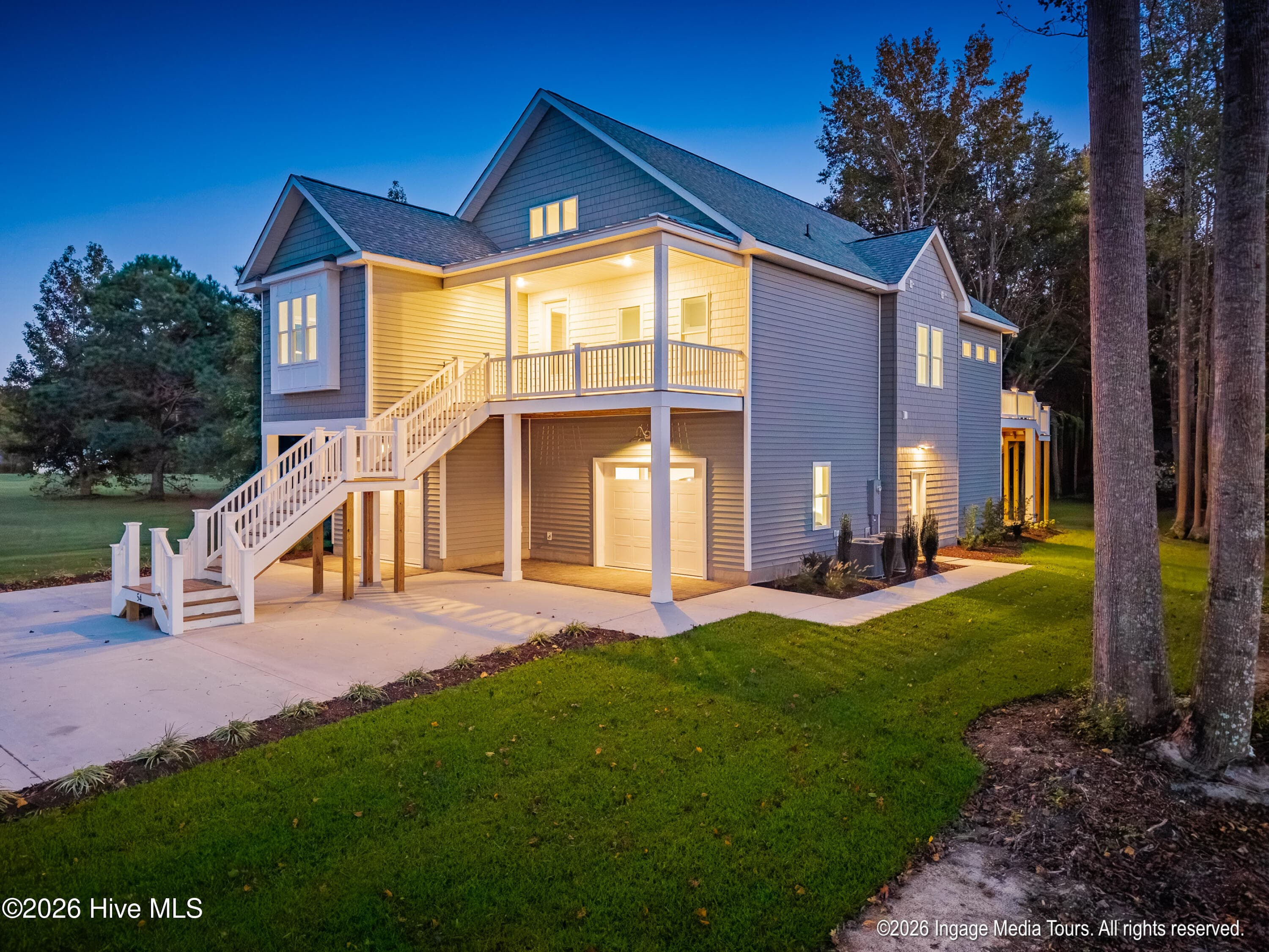 Front of 54 E Eagle View Lane Road, Blounts Creek, NC 27814