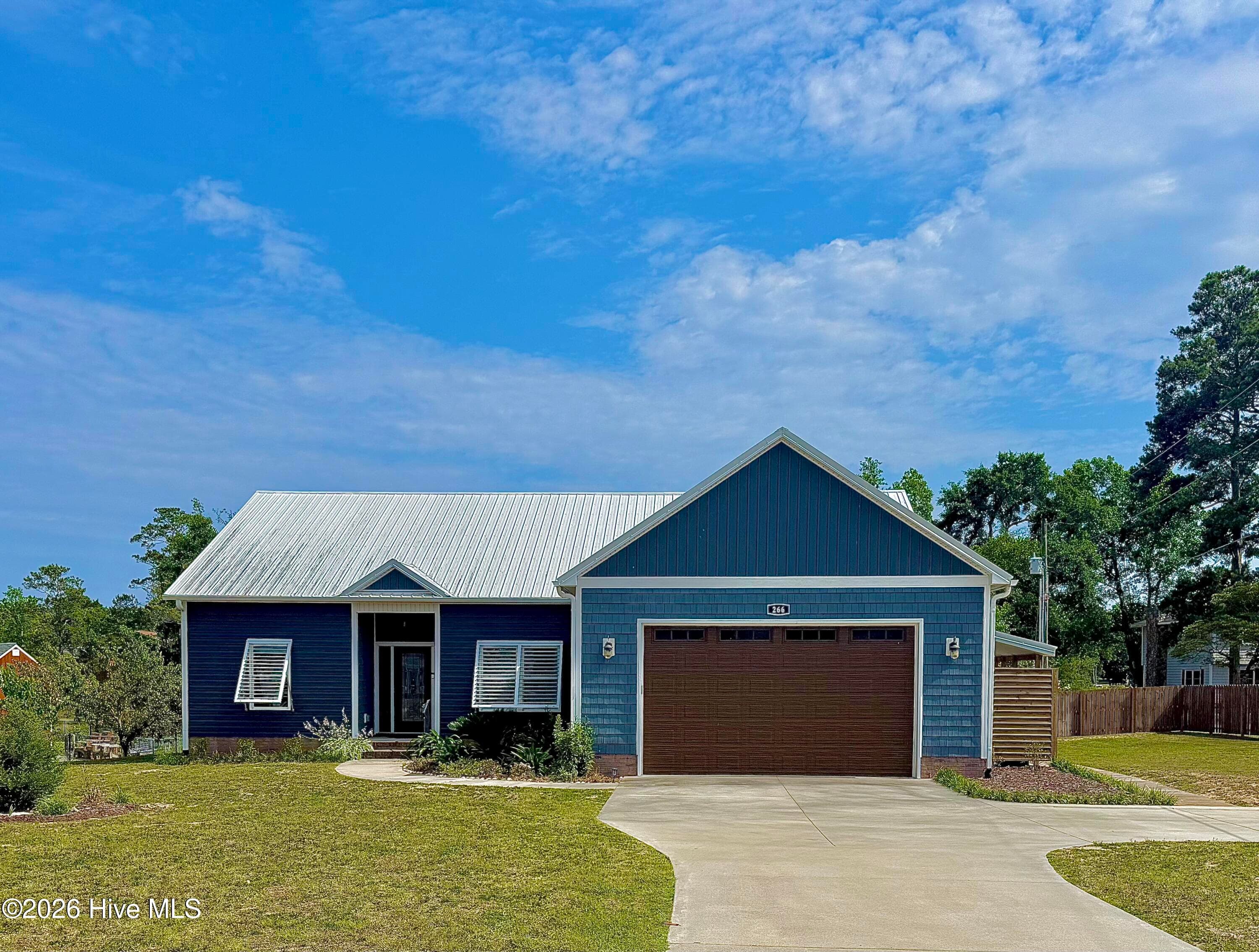 Exterior of 266 Ennett Lane, Sneads Ferry, NC 28460