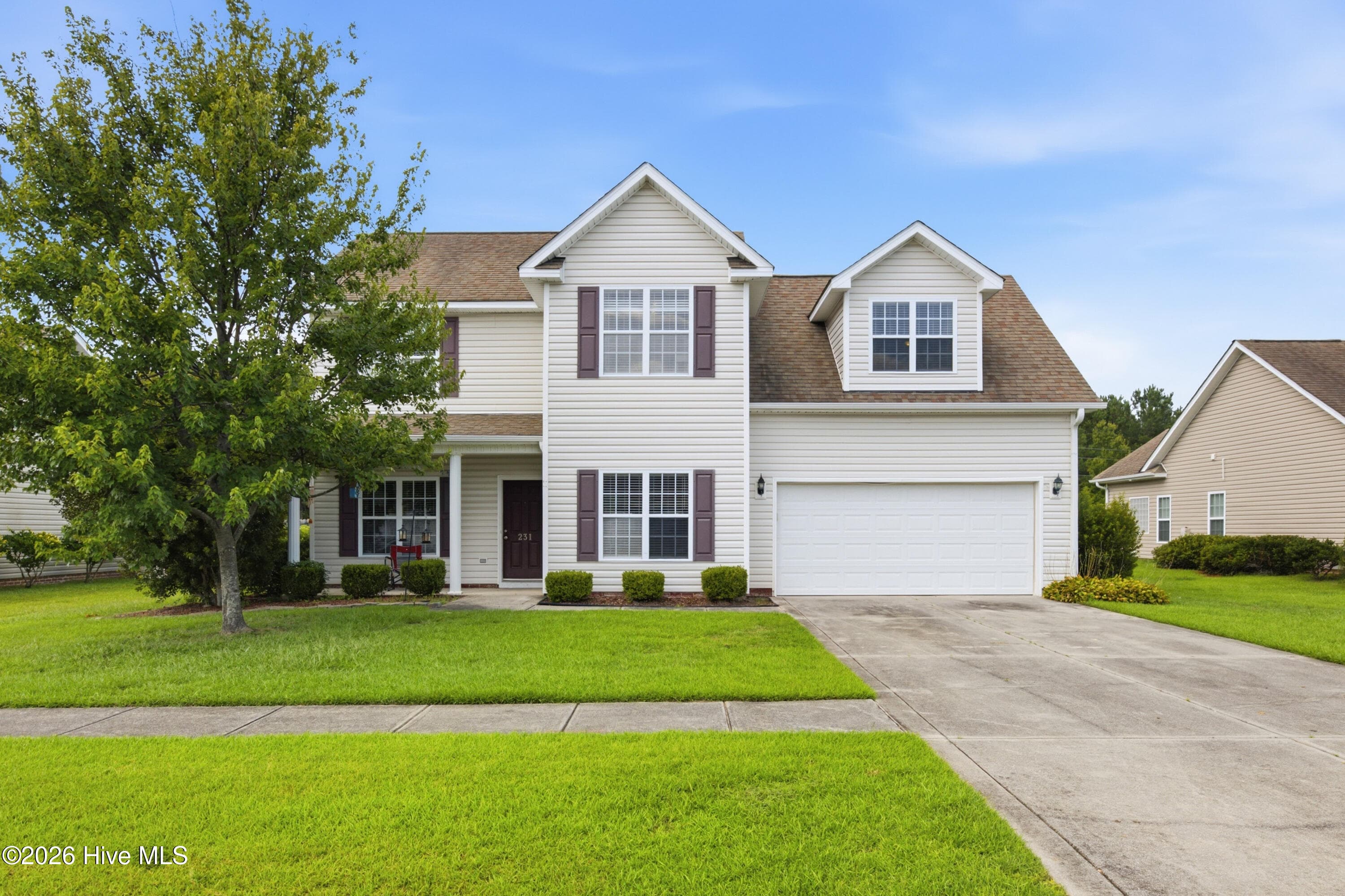 Front of 231 Silver Hills Drive, Jacksonville, NC 28546