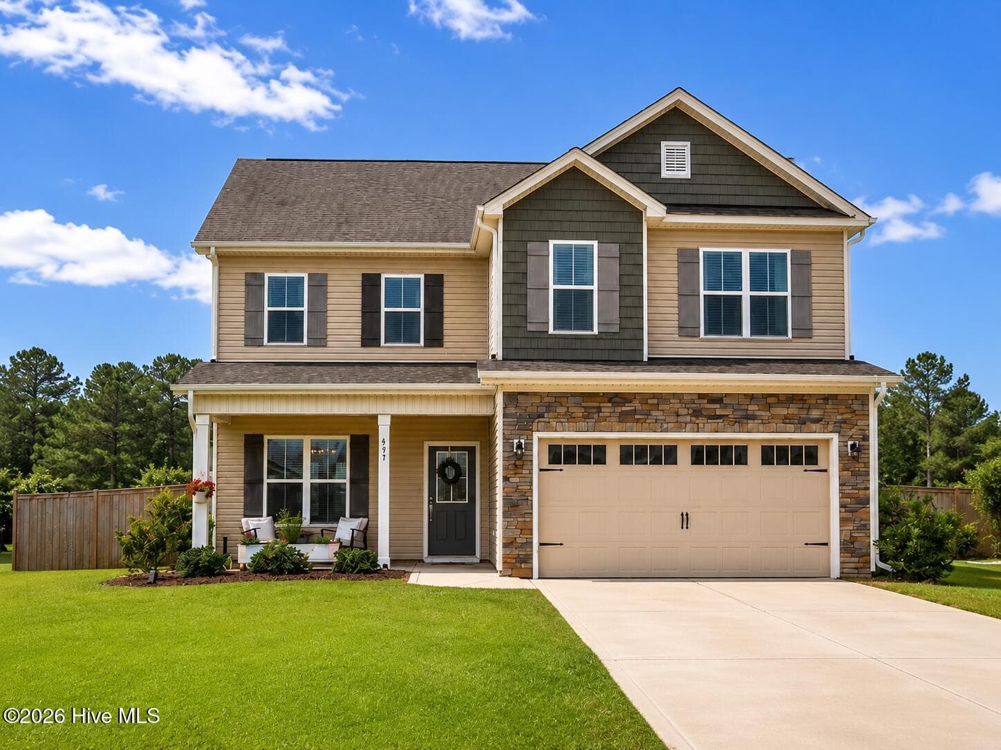 Front of 589 Aurora Place, Hampstead, NC 28443