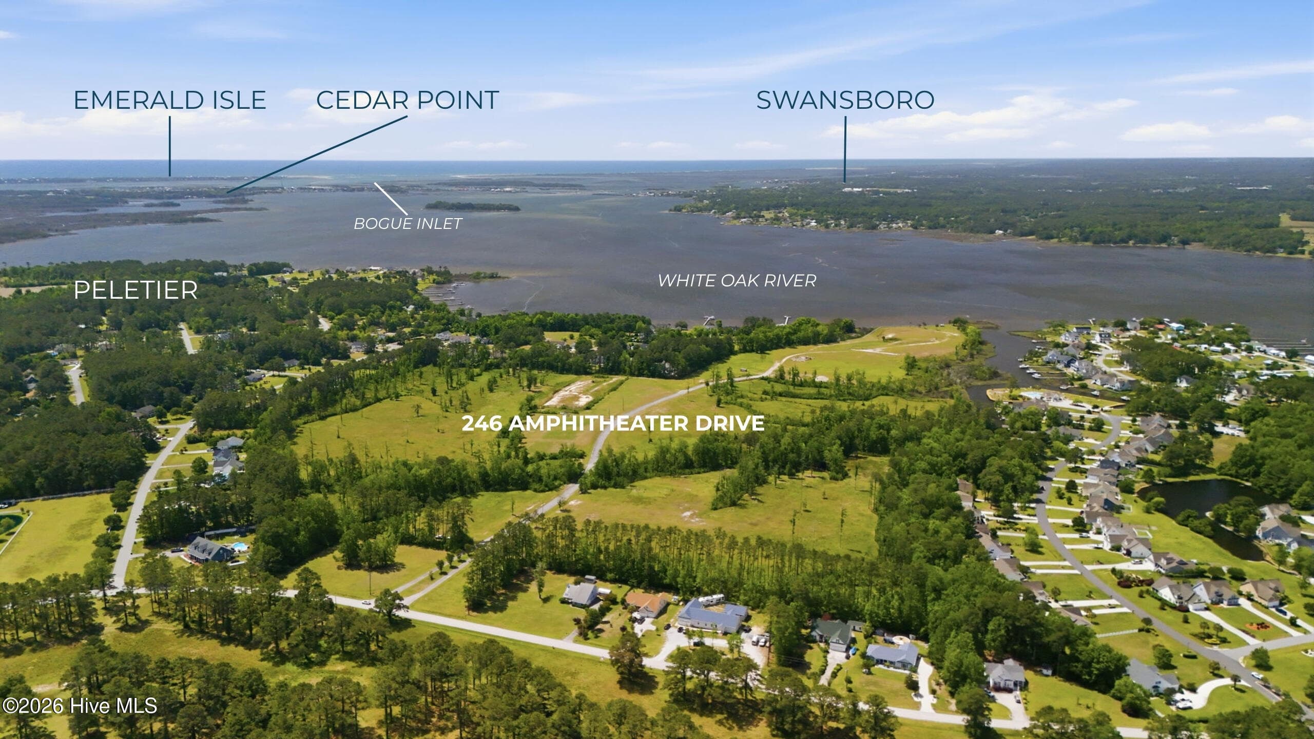 Front of 246 Amphitheater Drive, Swansboro, NC 28584