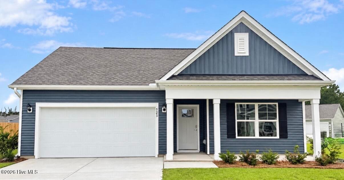 Front of 525 Tea Tree Circle Lot 132, Navassa, NC 28451