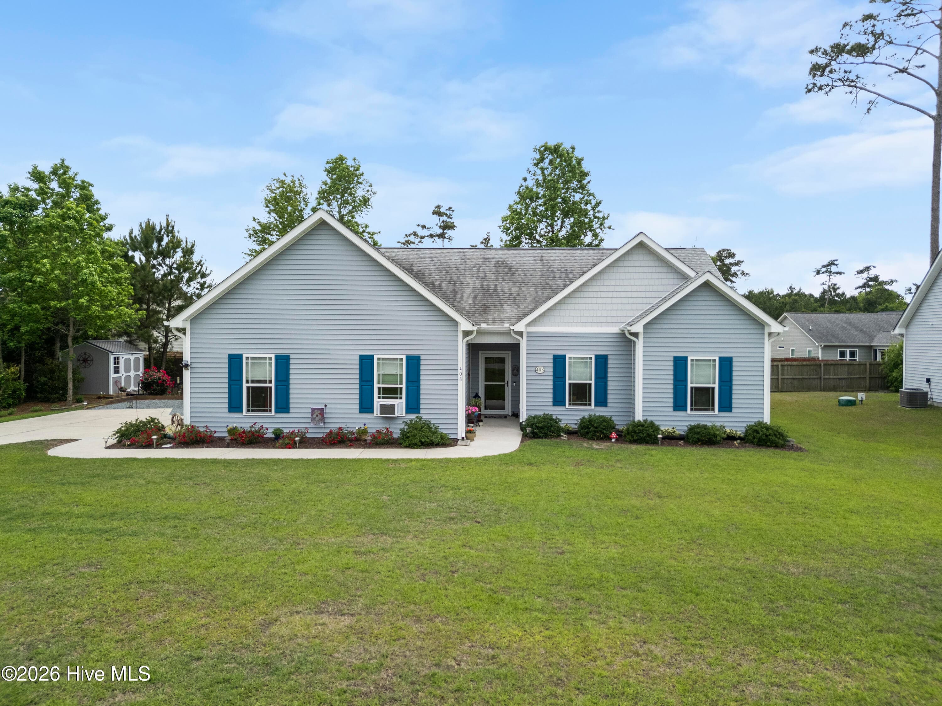 Exterior of 408 Gavins Run, Sneads Ferry, NC 28460