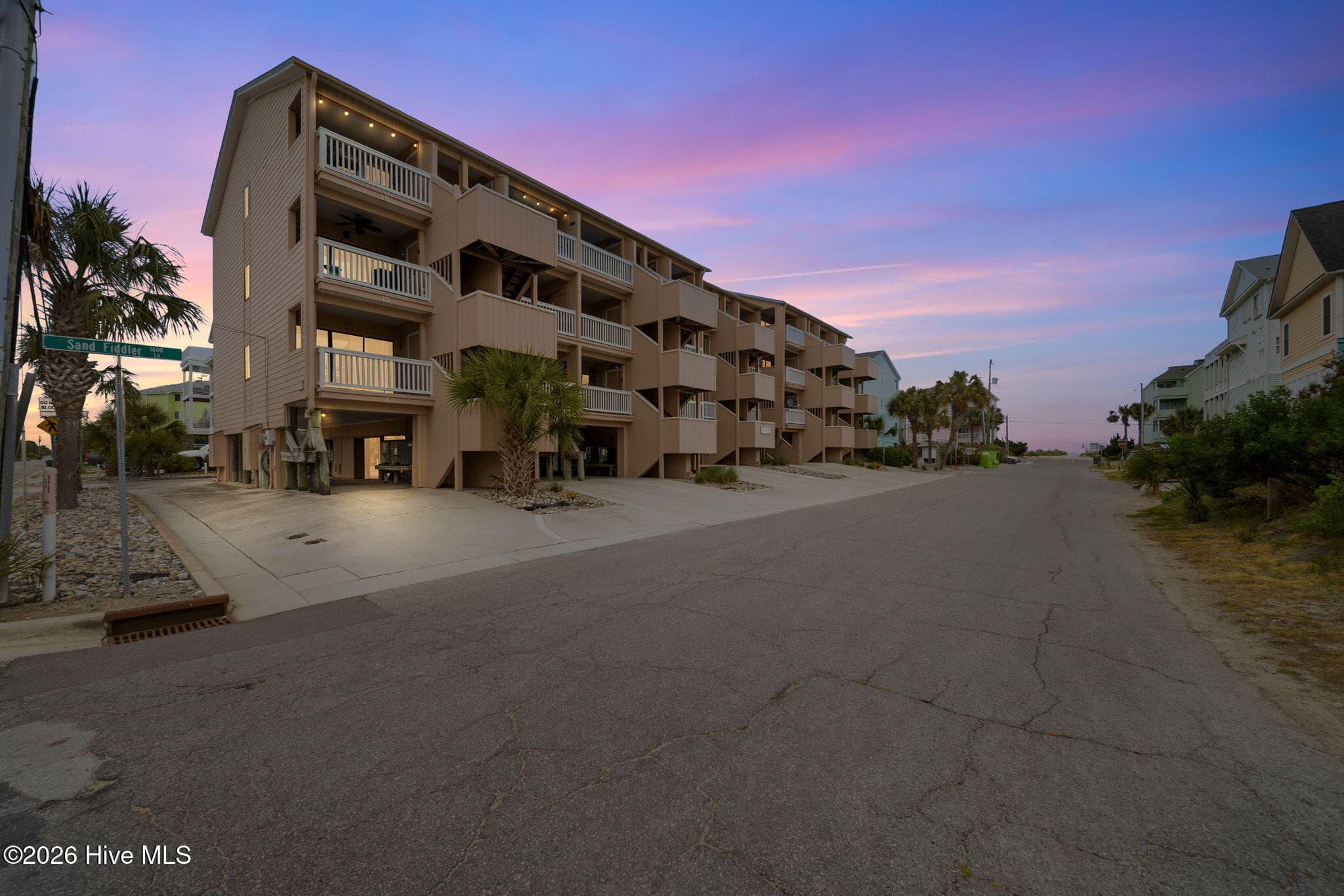 Front of 1600 Canal Drive Unit 19, Carolina Beach, NC 28428