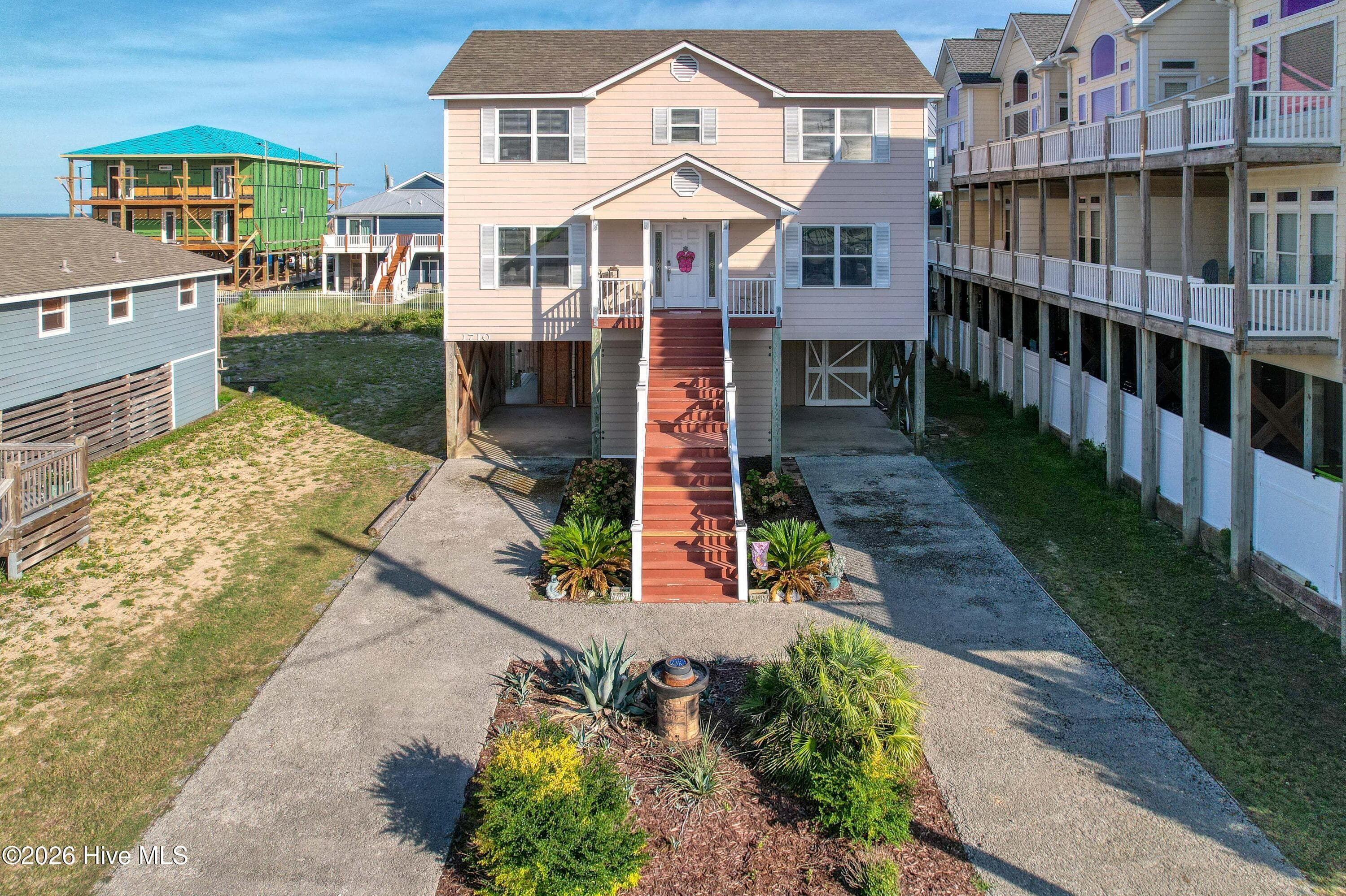 Front of 1710 N New River Drive, Surf City, NC 28445