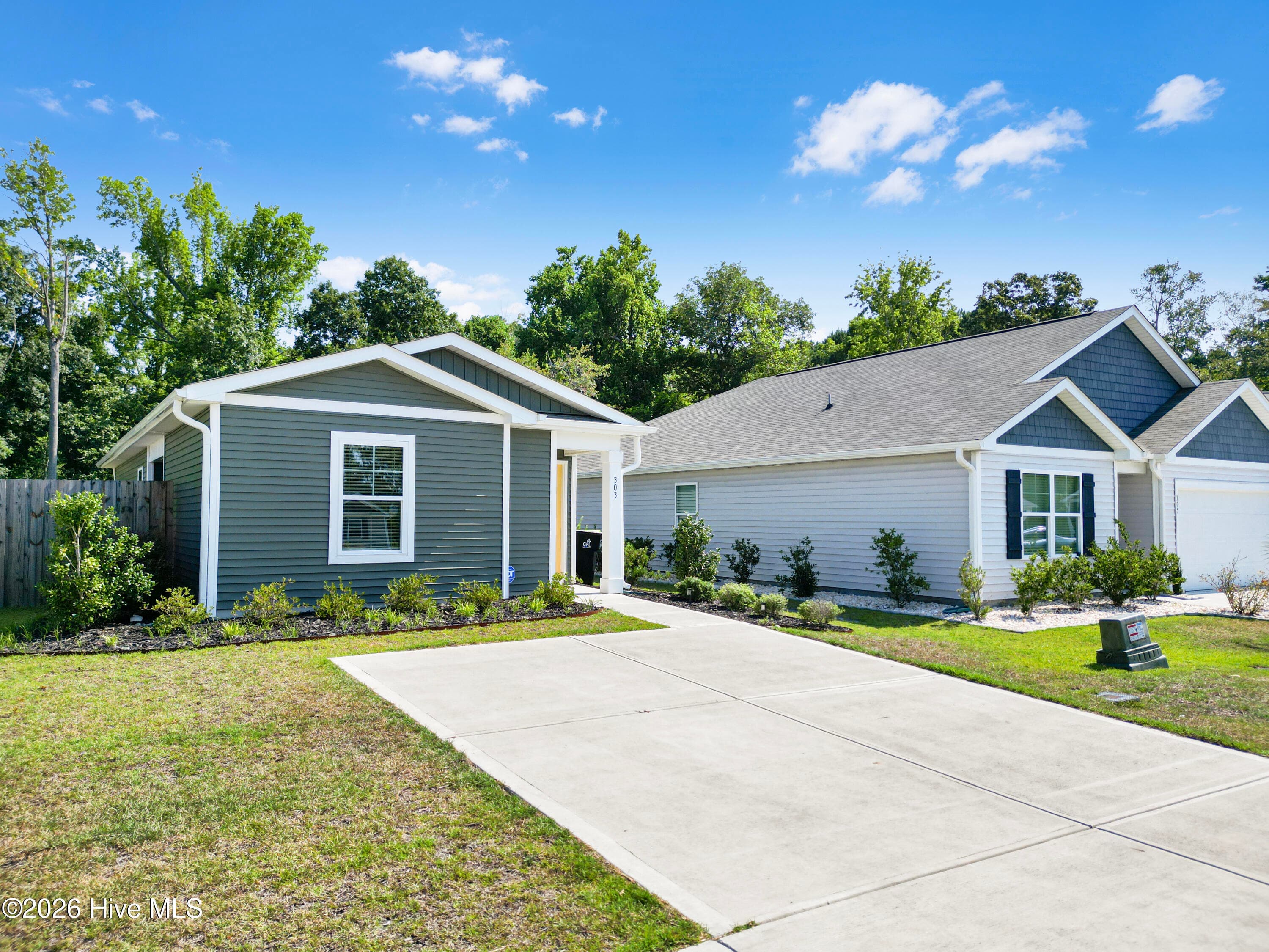 Exterior of 303 Azimuth Drive, Surf City, NC 28445