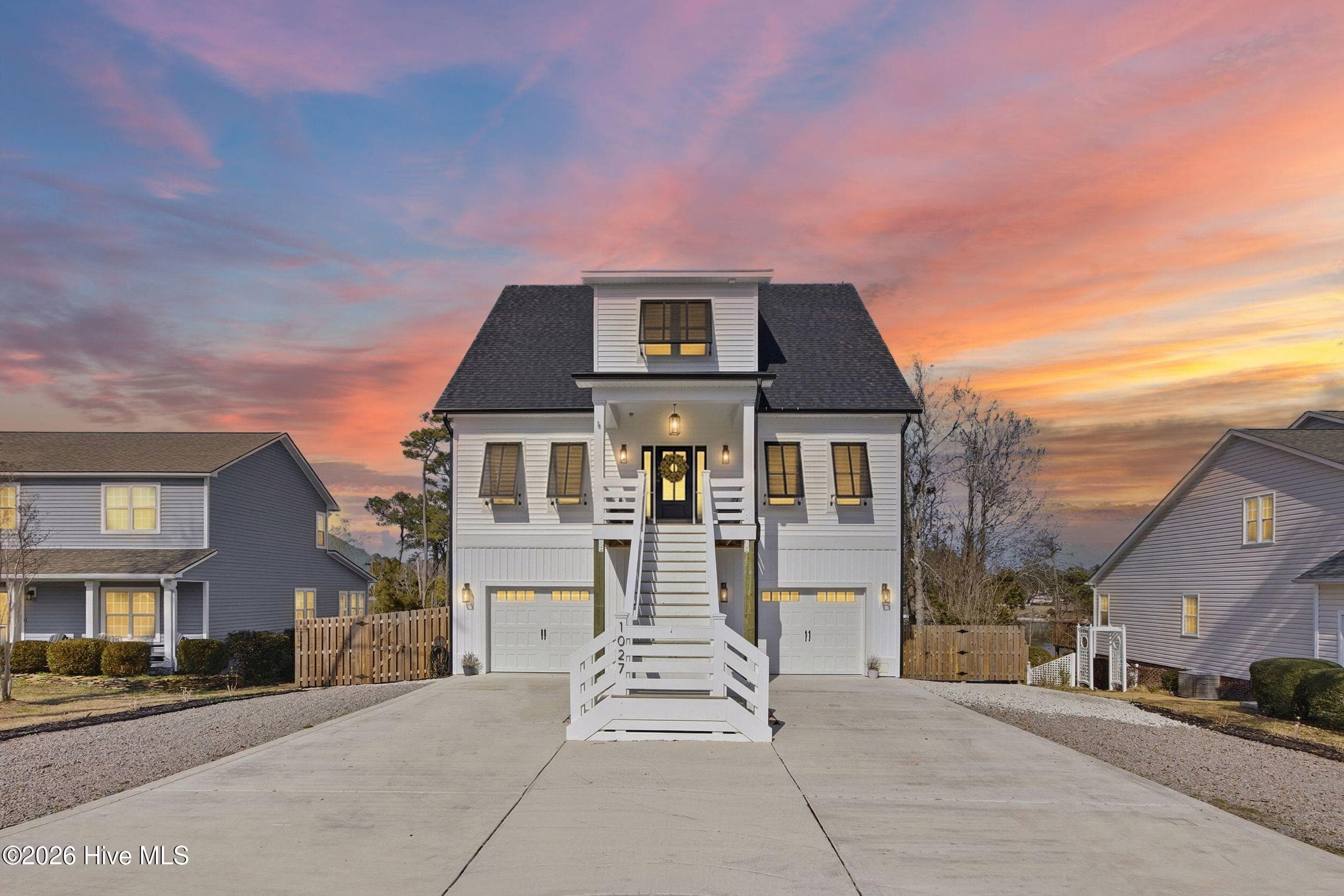 Exterior of 1027 Meridian Drive, Sneads Ferry, NC 28460