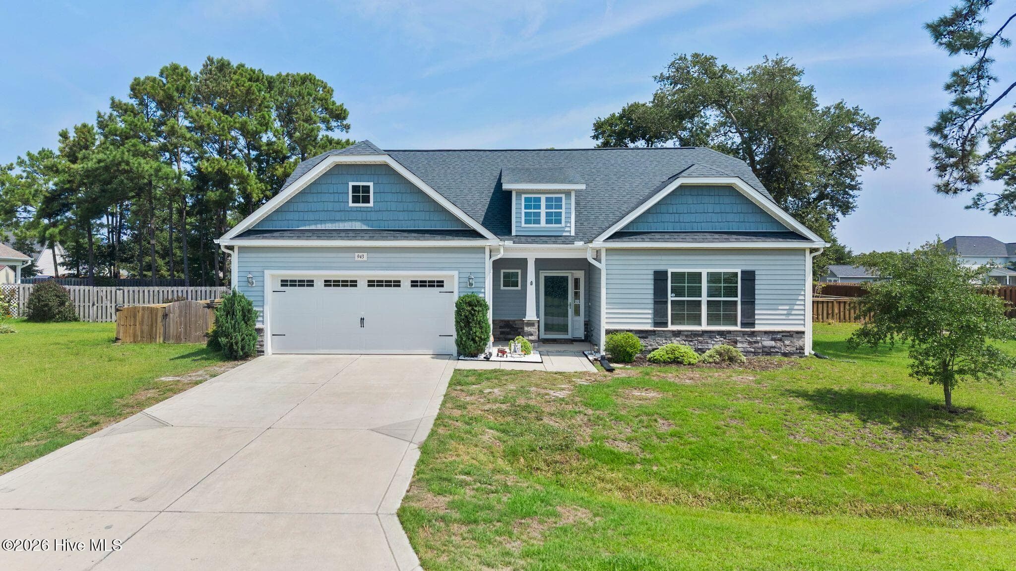 Exterior of 943 Needlerush Road, Sneads Ferry, NC 28460