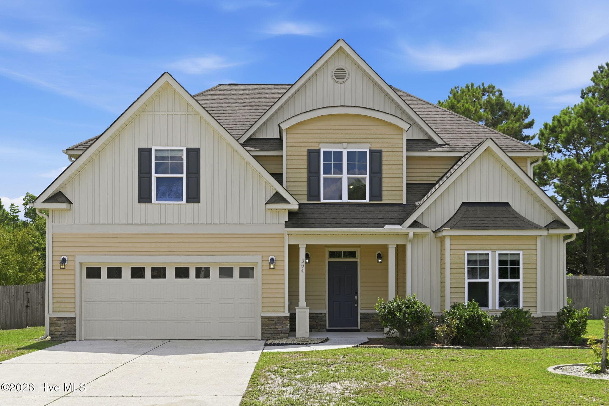 Front of 304 Plymouth Lane, Holly Ridge, NC 28445