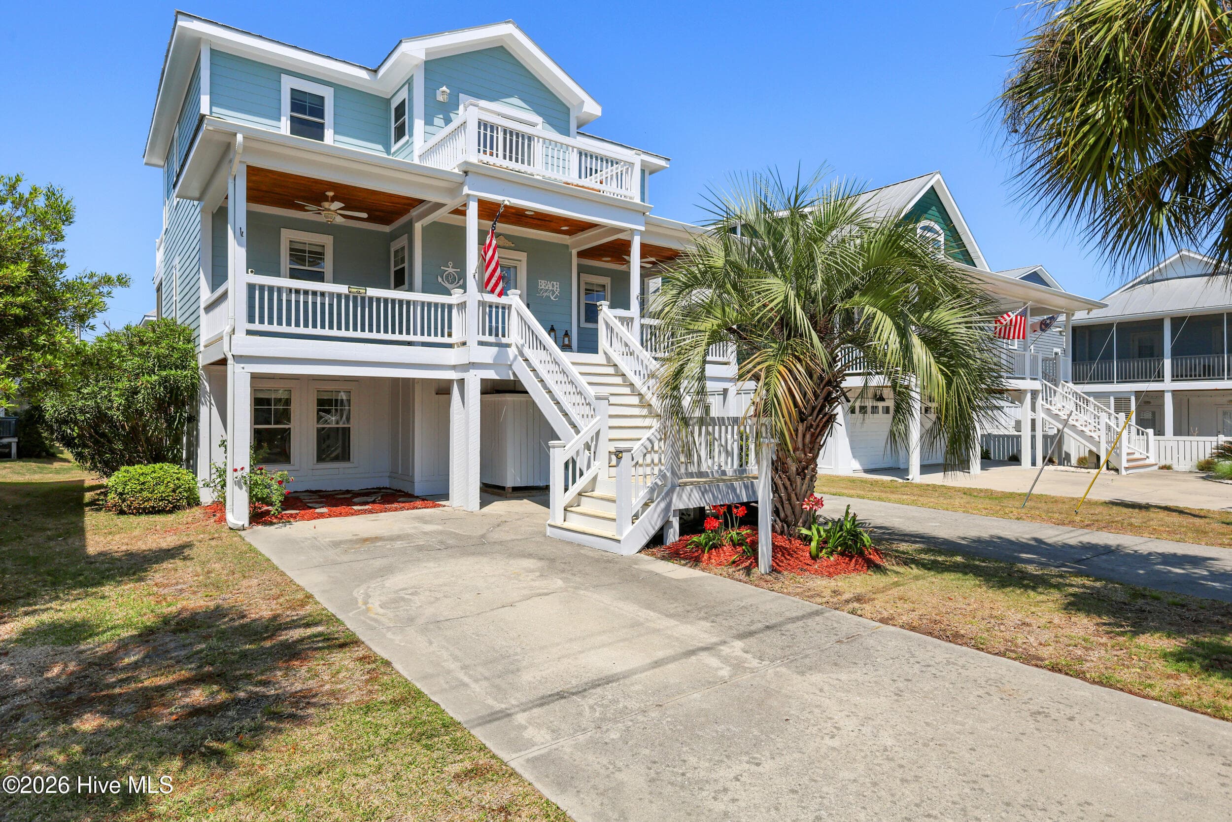 Front of 1706 Searay Lane, Kure Beach, NC 28449