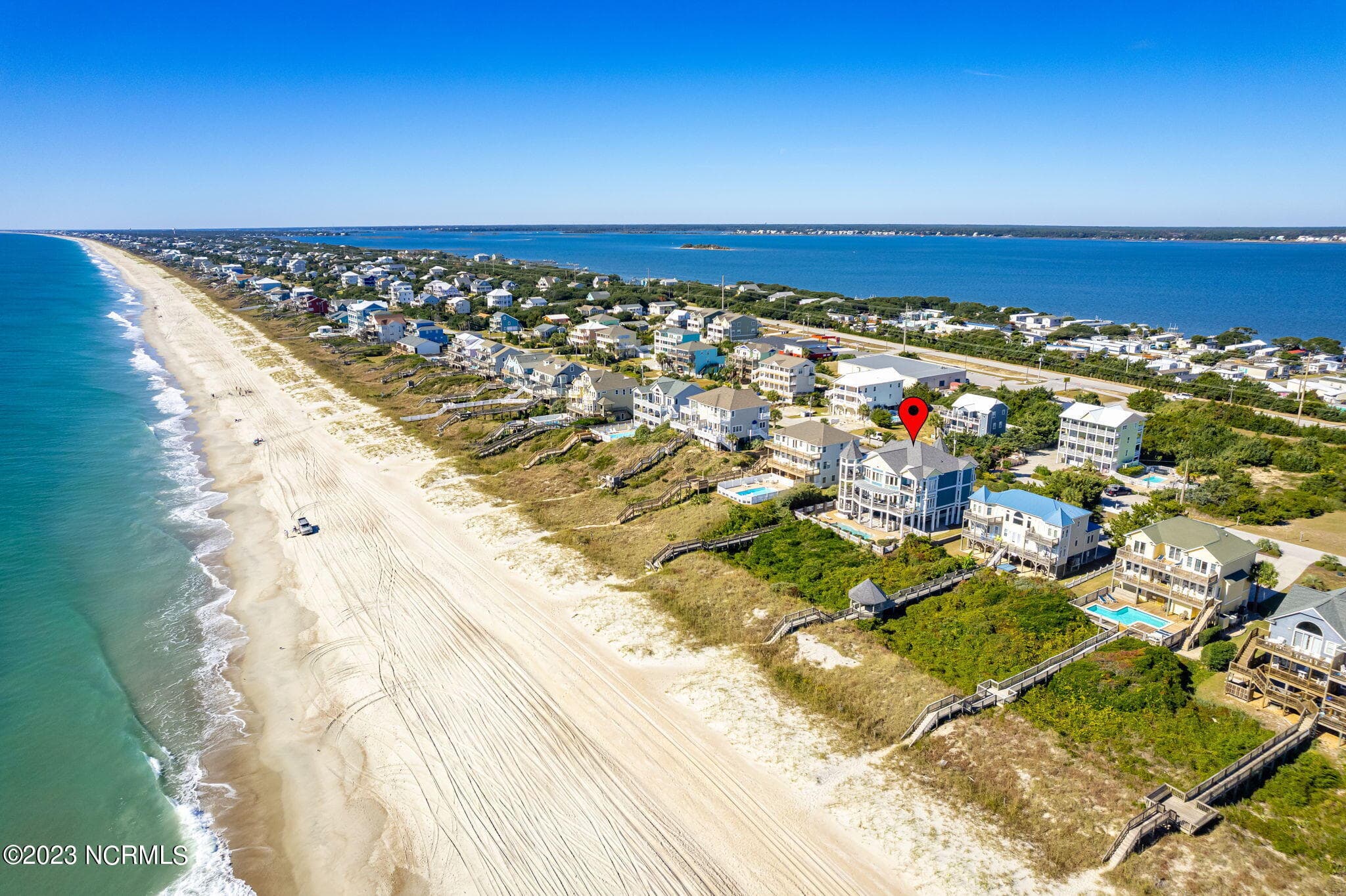 Exterior of 3107 Ocean Drive, Emerald Isle, NC 28594