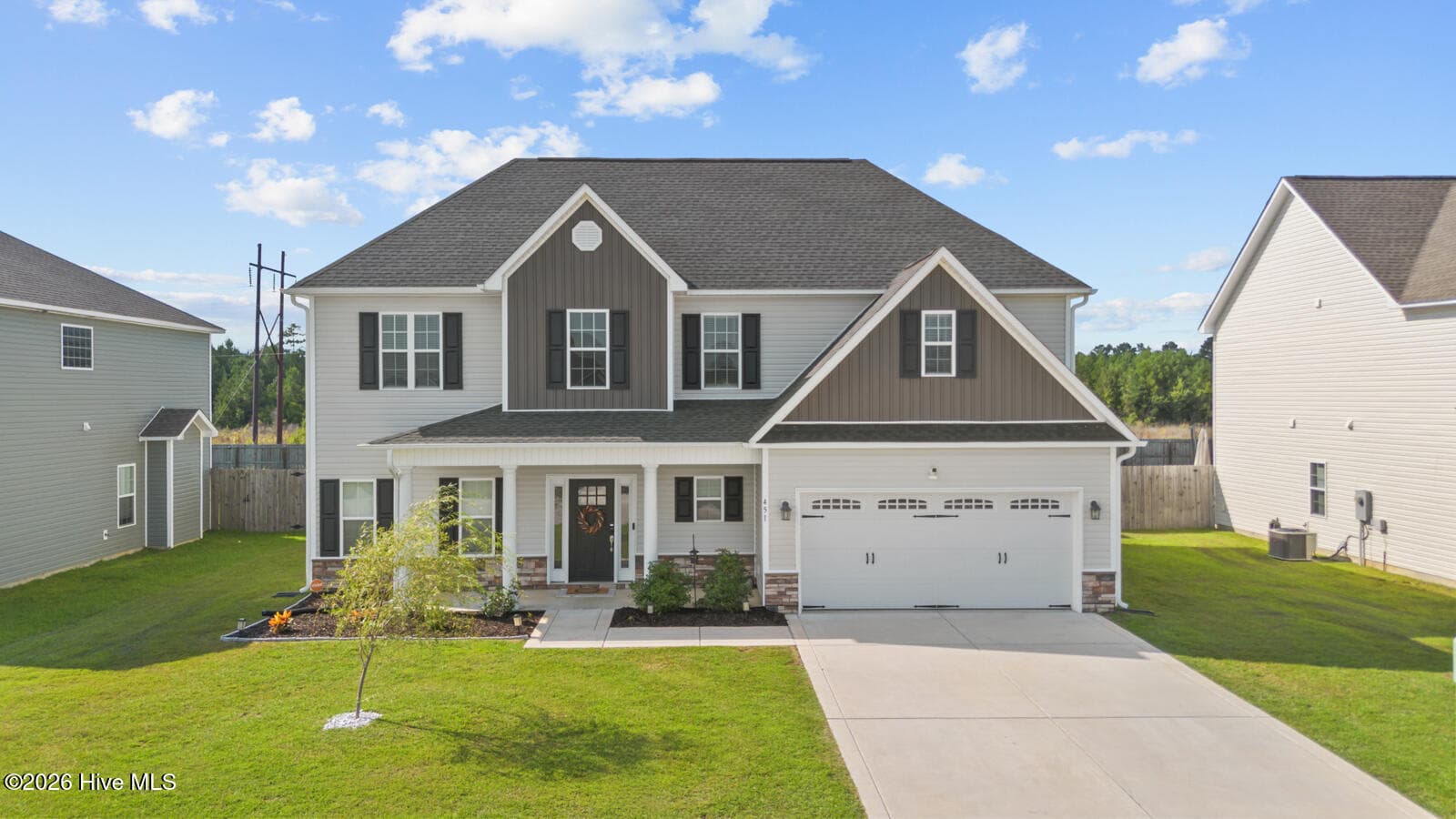 Front of 451 Worsley Way, Jacksonville, NC 28546