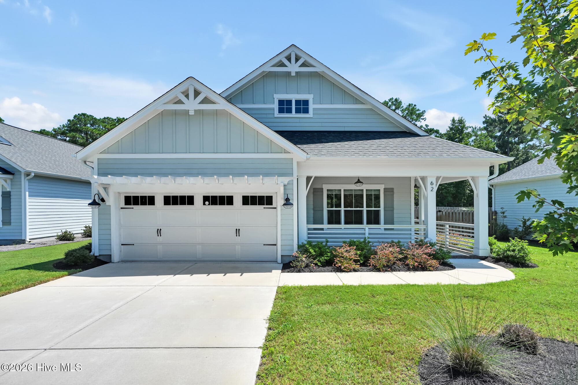 Front of 62 Streambed Way, Hampstead, NC 28443
