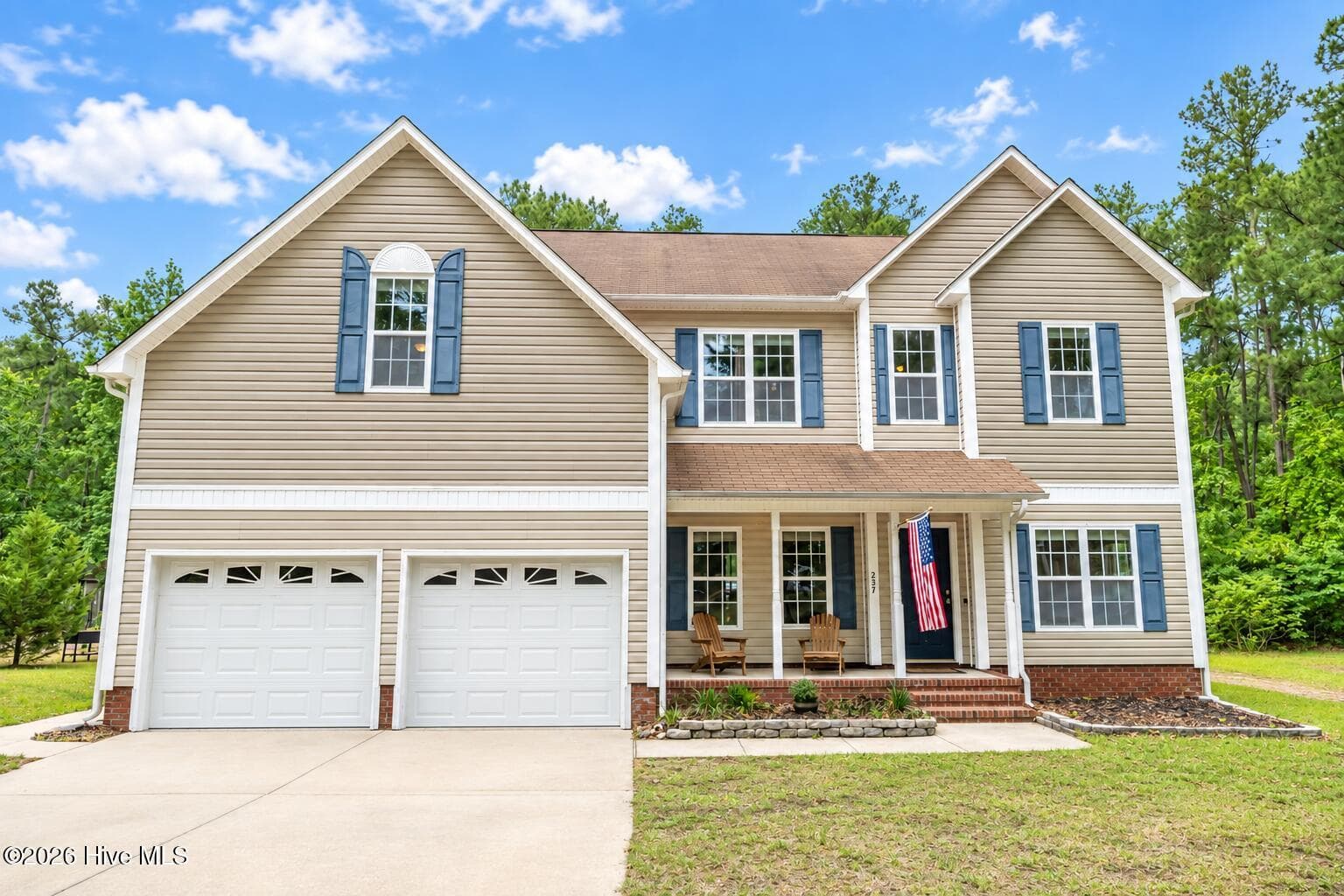 Front of 257 Wagonwheel Lane, Richlands, NC 28574