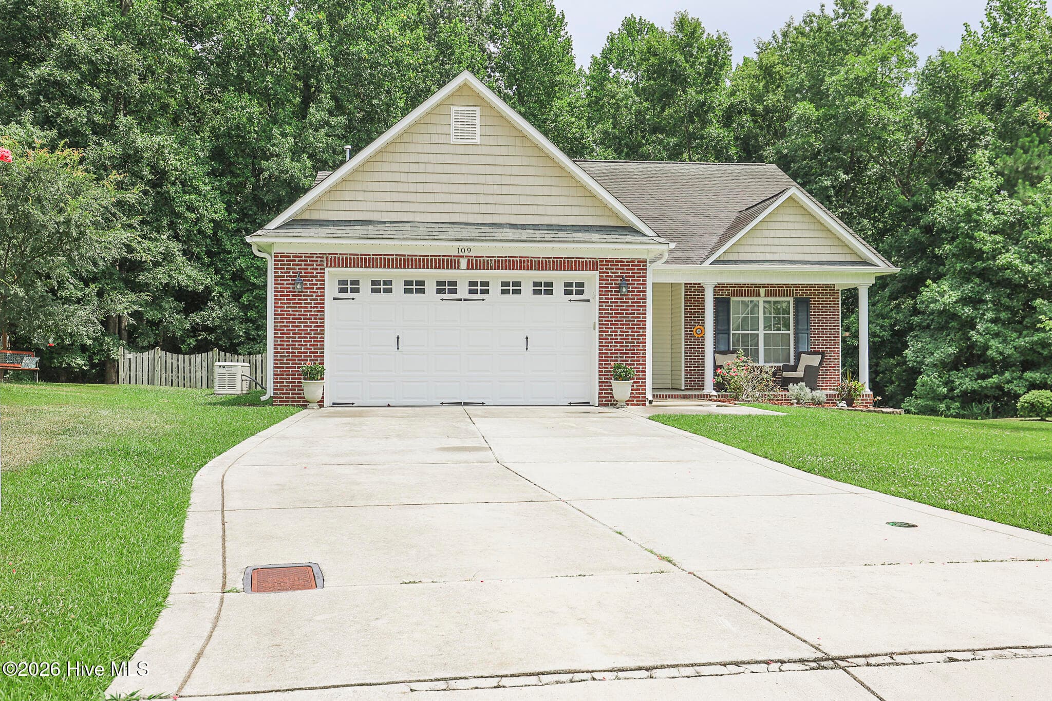Exterior of 109 Foxberry Place, Jacksonville, NC 28540