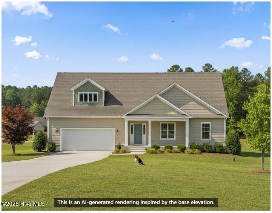 Front of 103 Abbey Road, Vanceboro, NC 28586