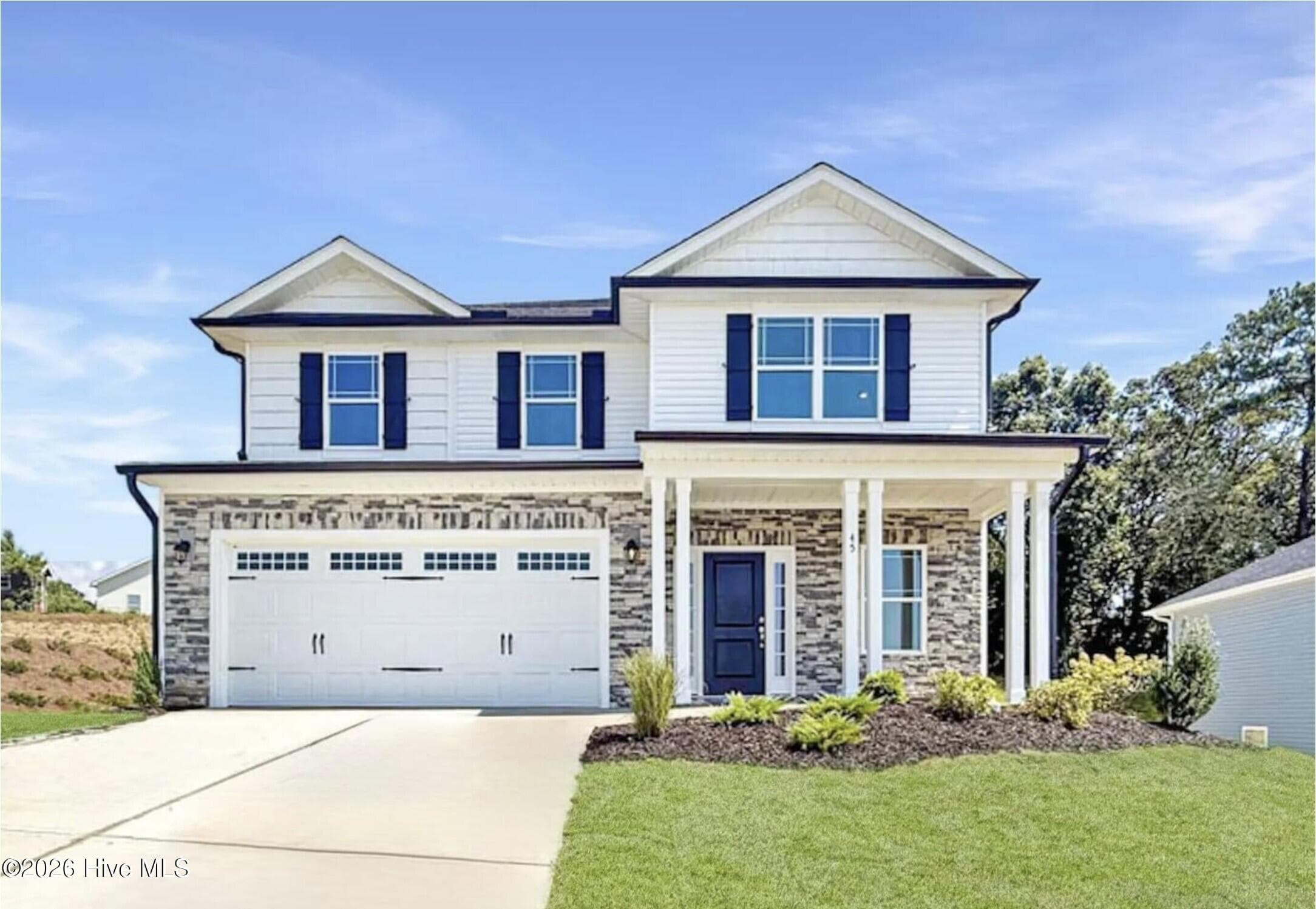 Exterior of 818 Hidden Bridge Drive, Jacksonville, NC 28546