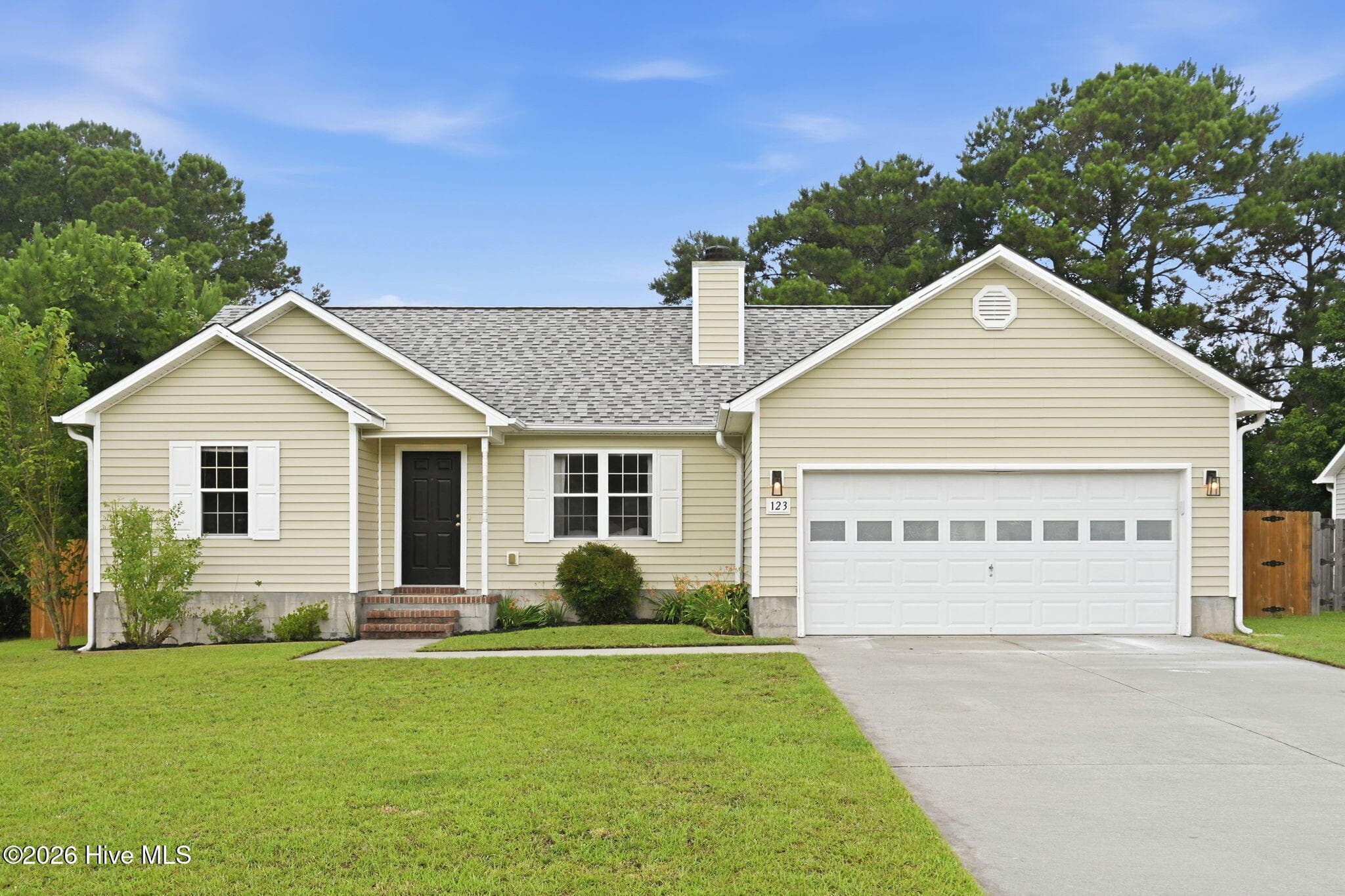 Exterior of 123 Lawndale Lane, Sneads Ferry, NC 28460