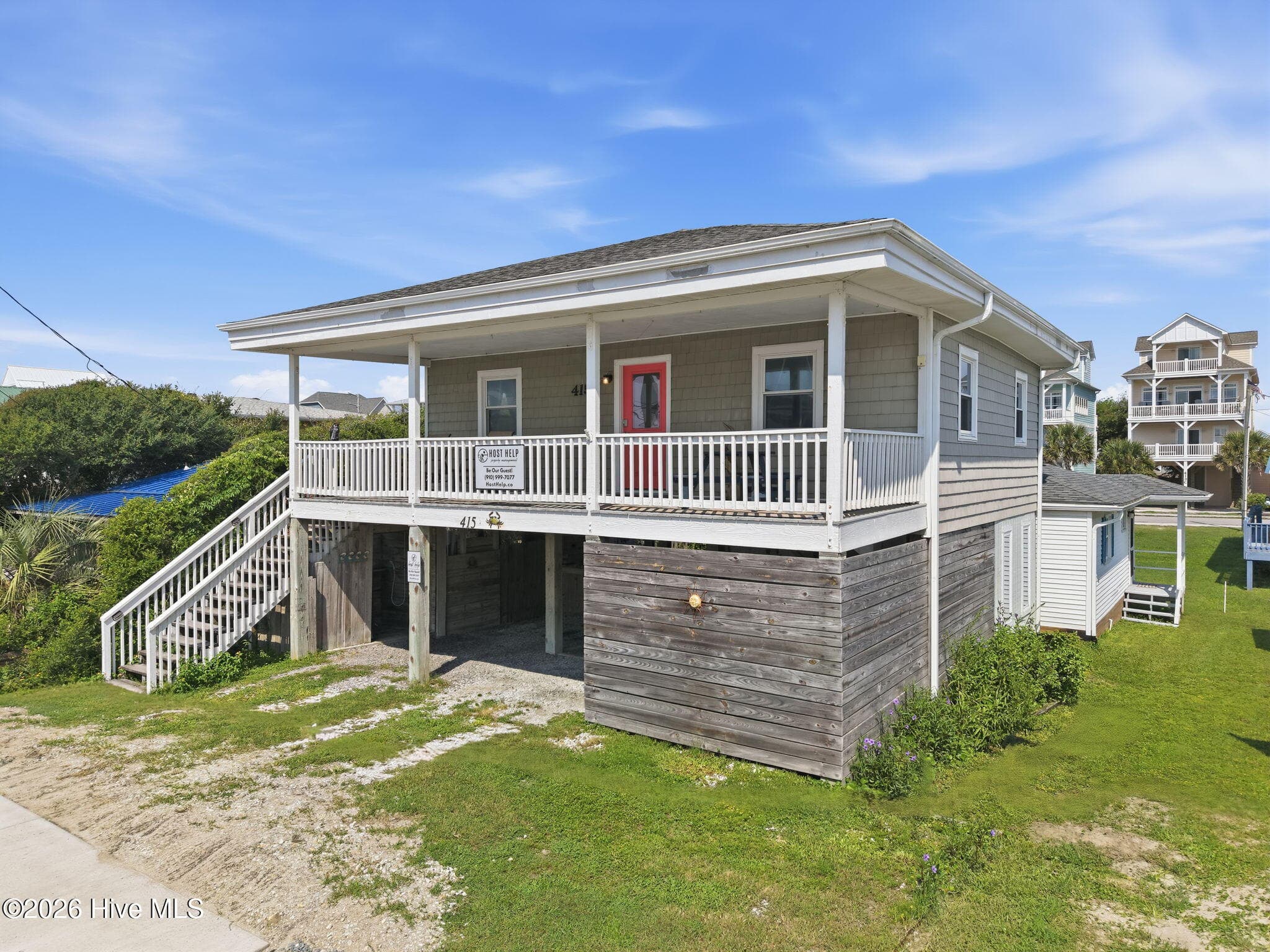Exterior of 415 N Shore Drive, Surf City, NC 28445