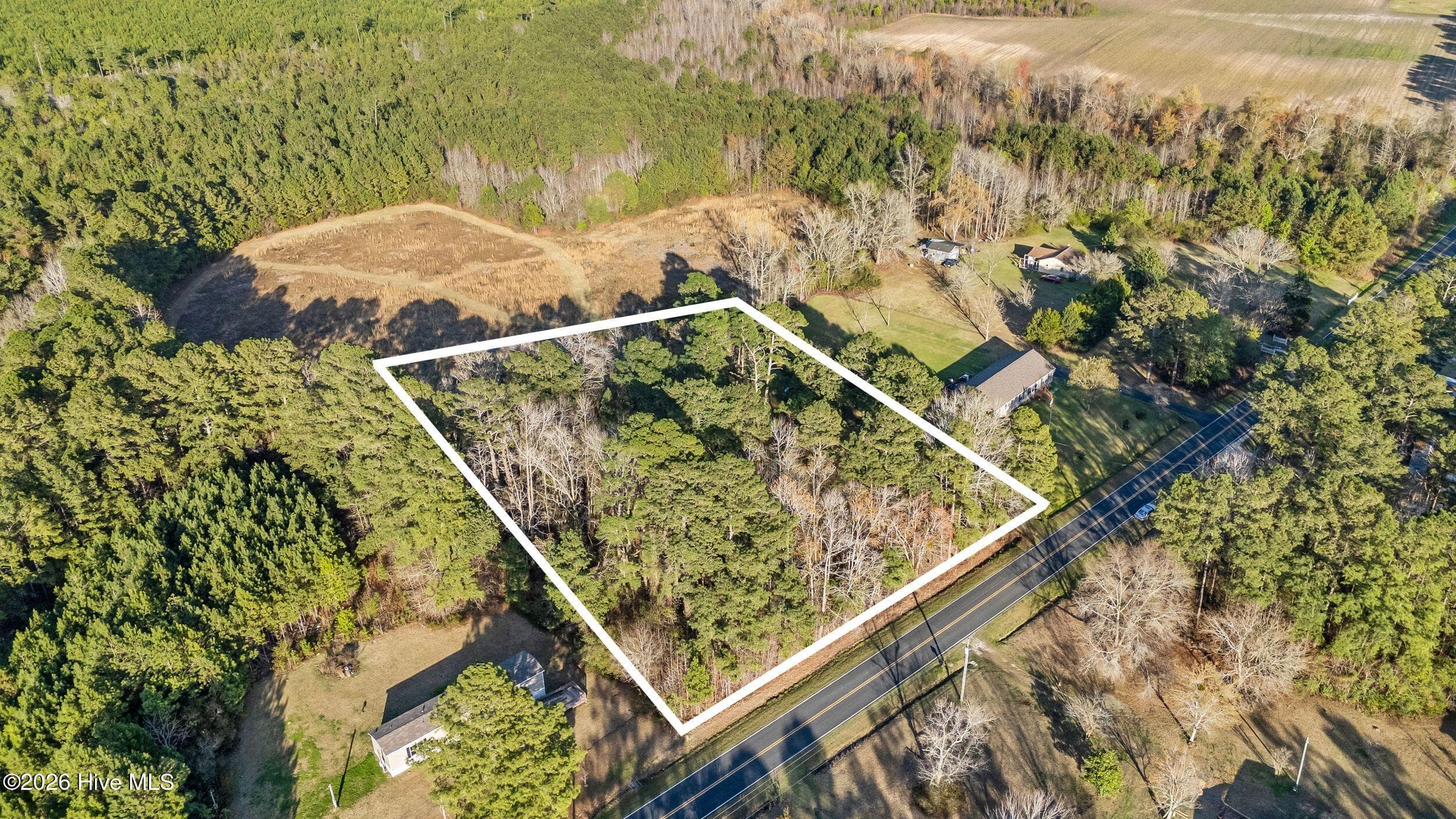 Front of 0 SR Swinson Road, Maple Hill, NC 28454