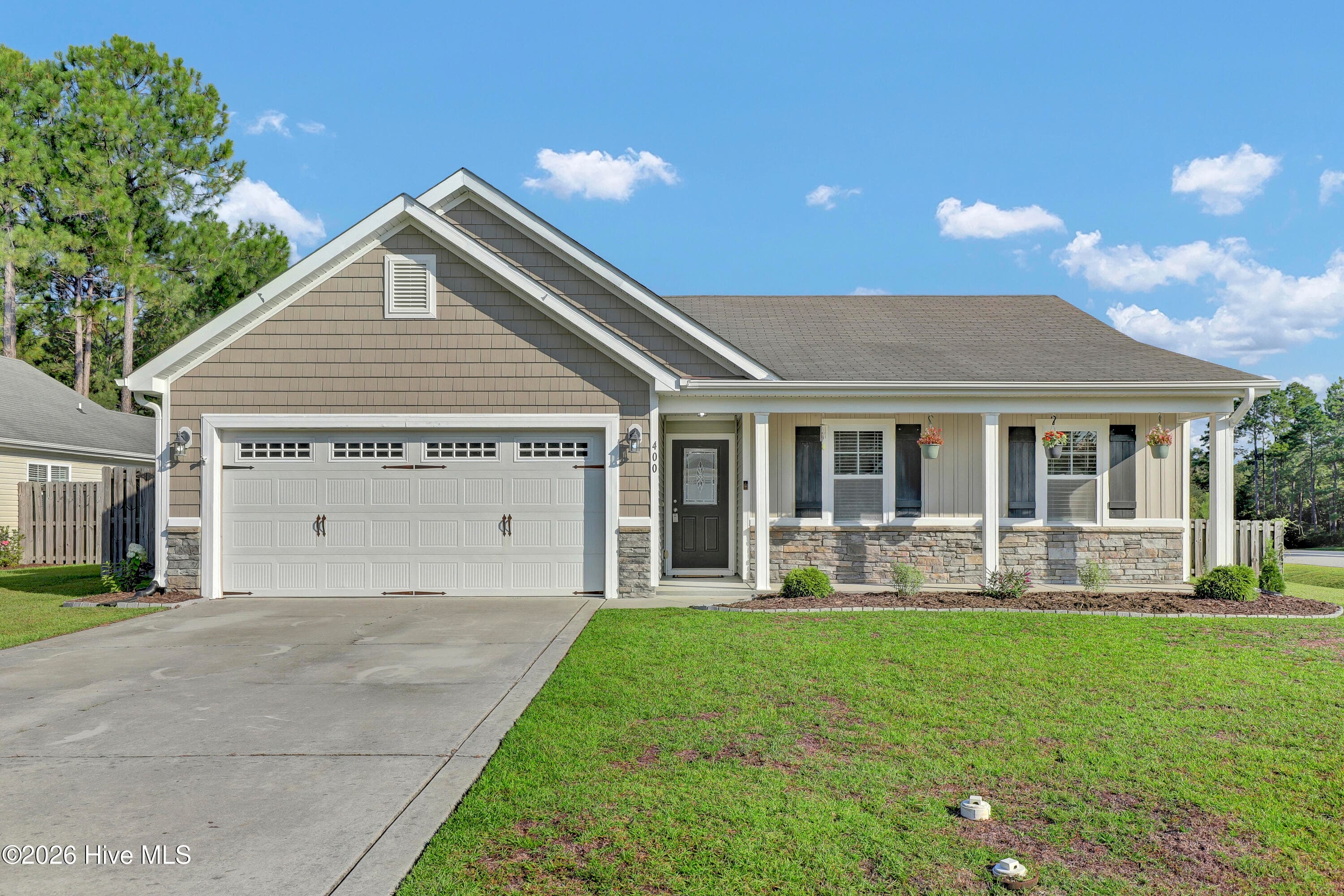 Exterior of 400 Blue Pennant Court, Sneads Ferry, NC 28460