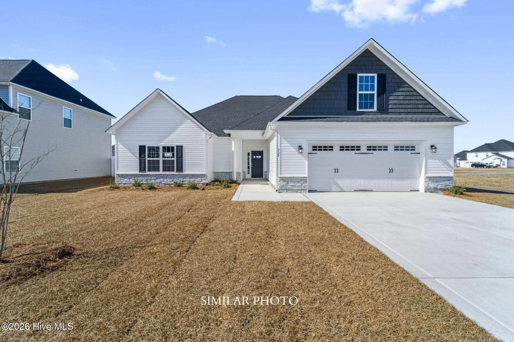 Front of 608 Barlowe Lane, Jacksonville, NC 28546