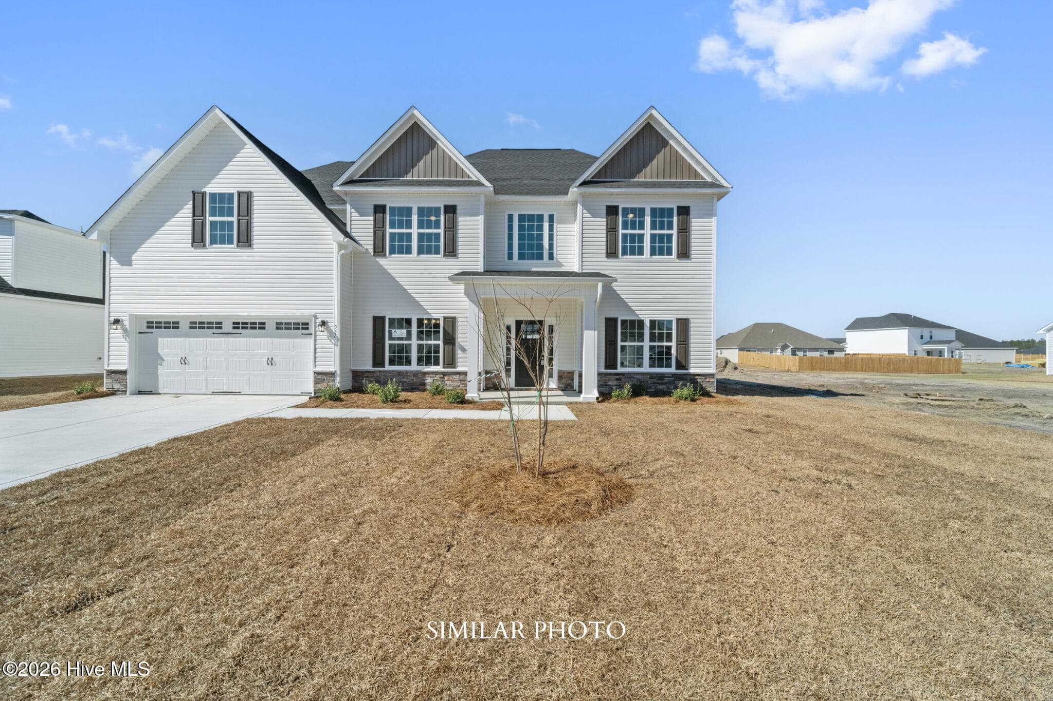 Front of 109 Twisted Vine Boulevard, Jacksonville, NC 28546