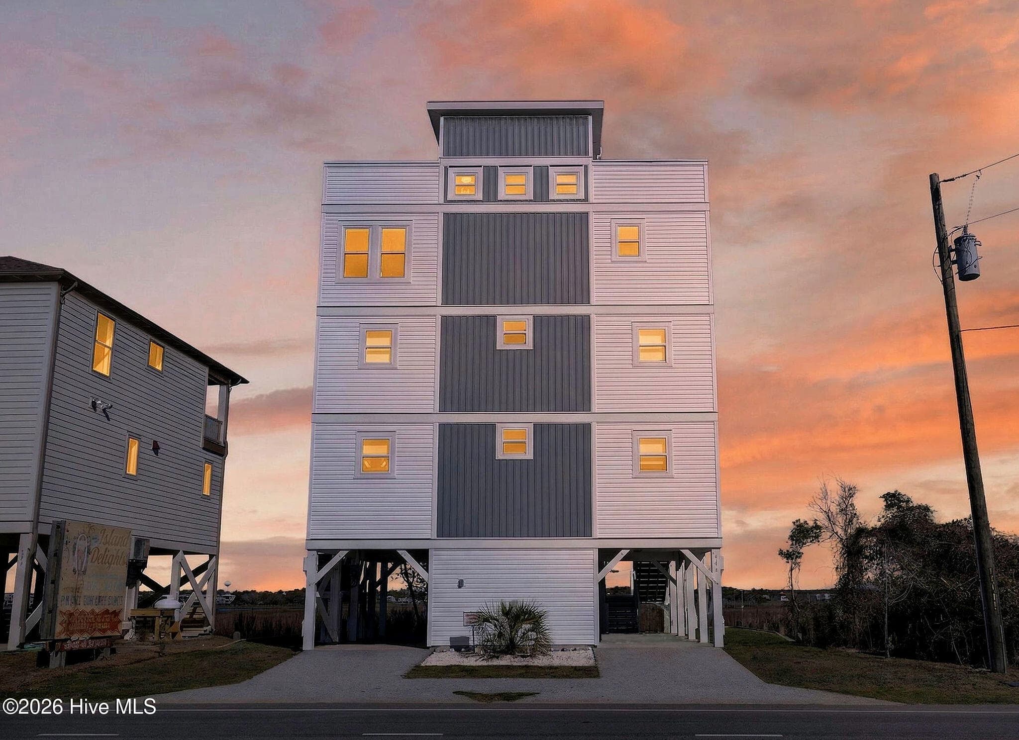 Exterior of 321 N New River Drive, Surf City, NC 28445