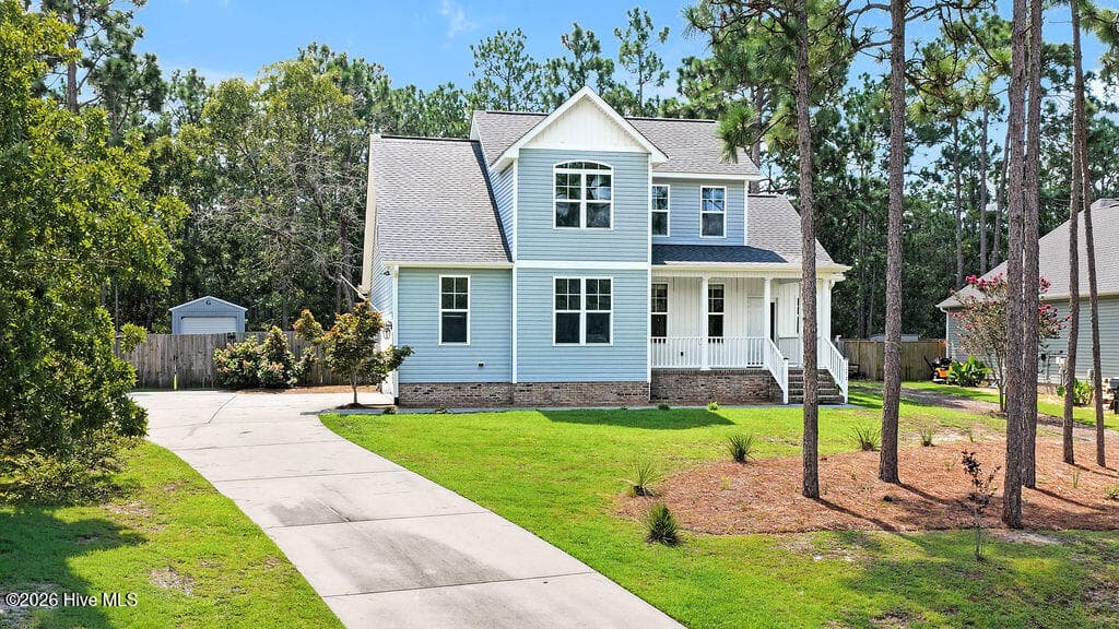 Front of 1272 S Shore Drive, Southport, NC 28461