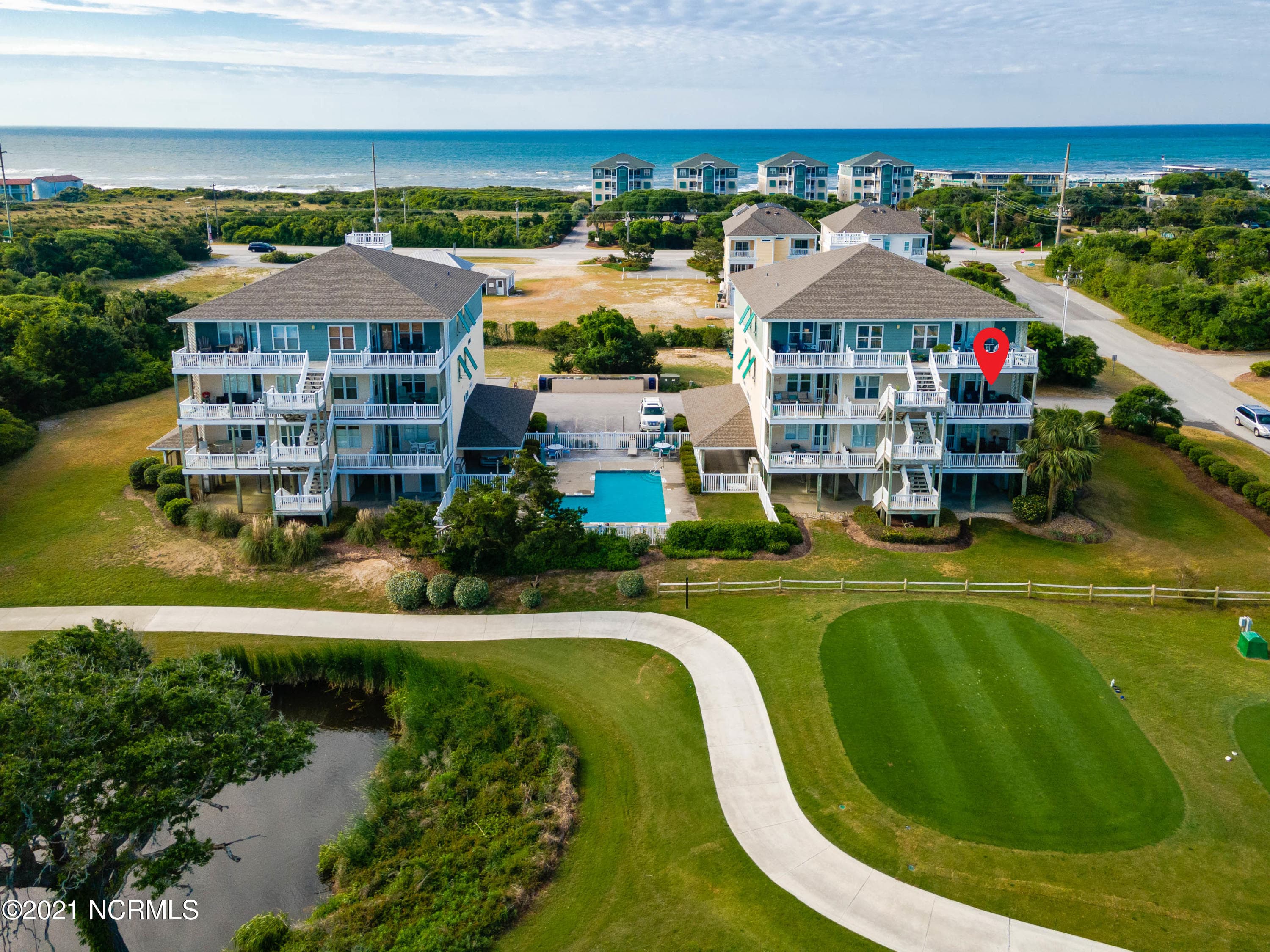 Front of 112 Oakleaf Drive 902a, Pine Knoll Shores, NC 28512