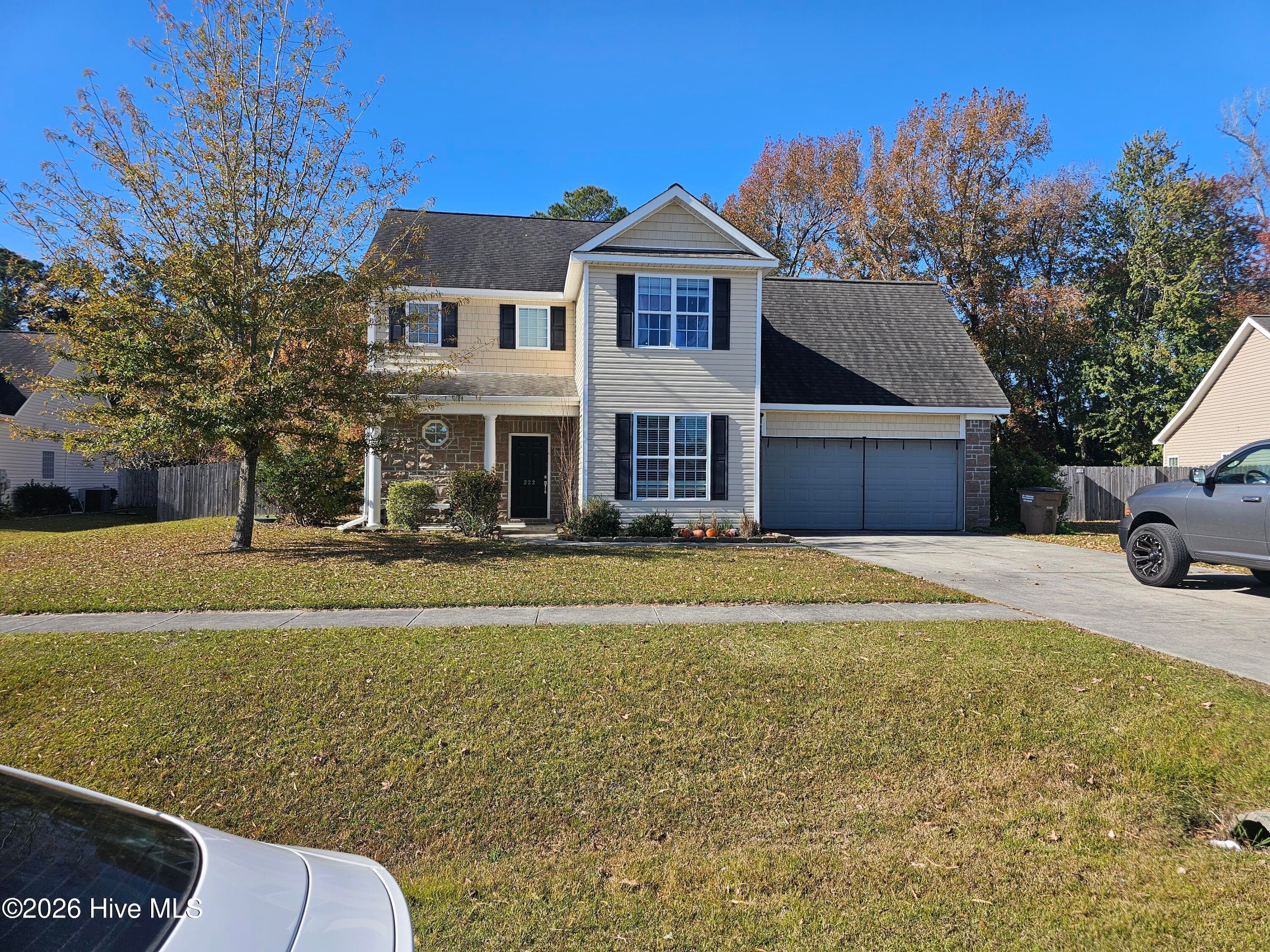 Front of 222 Diamond Court, Jacksonville, NC 28546