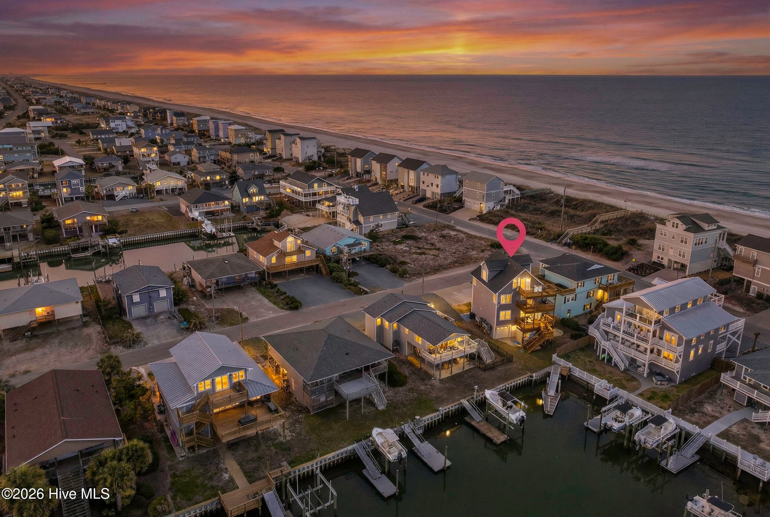 Exterior of 103 Mcleod Avenue, Topsail Beach, NC 28445