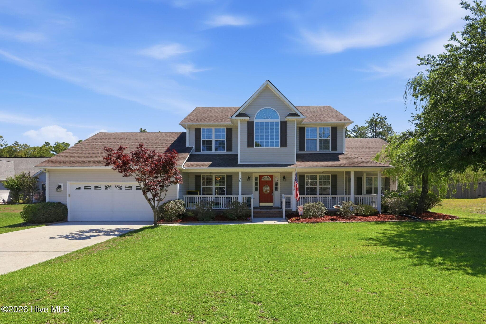 Front of 135 Tifton Circle, Cape Carteret, NC 28584