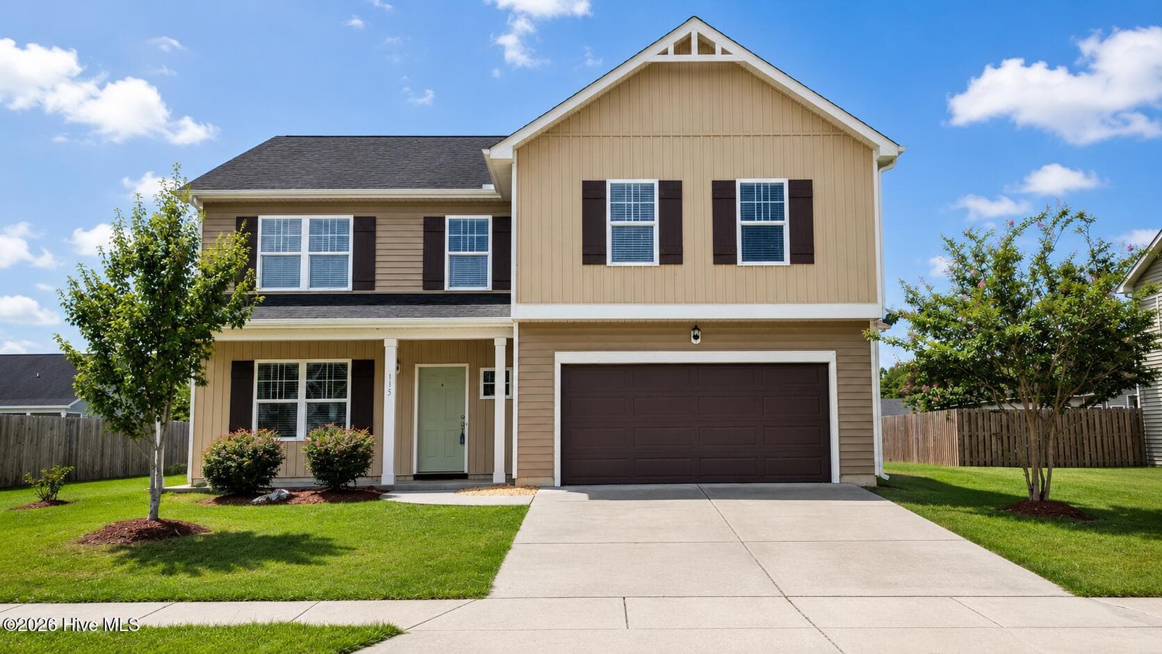 Front of 115 Mittams Point Drive, Jacksonville, NC 28546