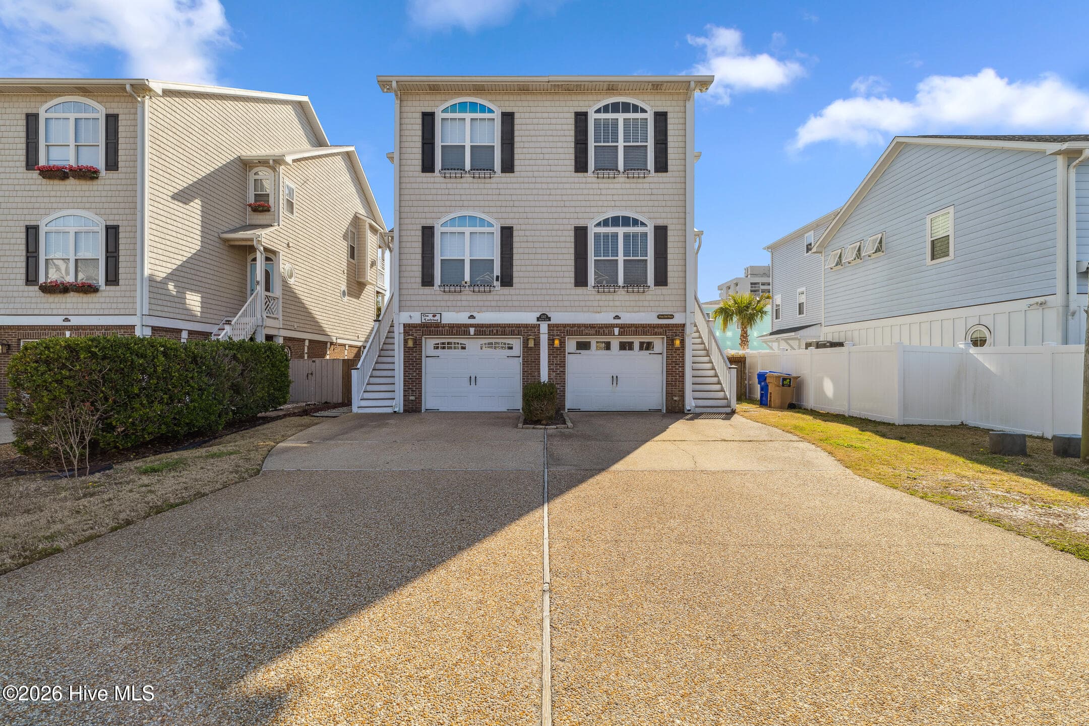Front of 1317 Snapper Lane Unit 2, Carolina Beach, NC 28428