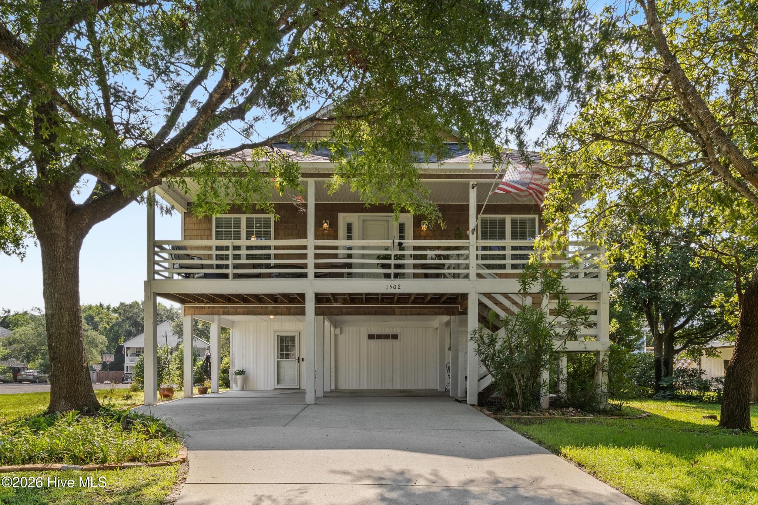 Front of 1502 Bertram Drive, Carolina Beach, NC 28428