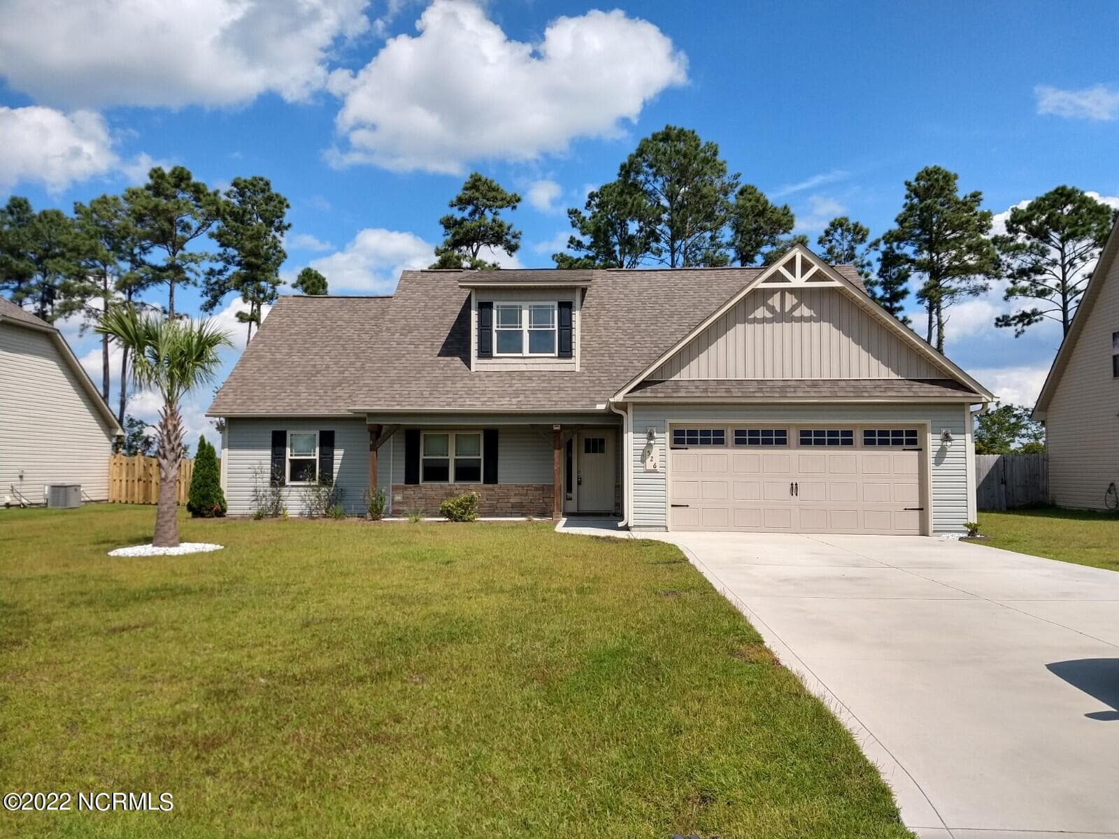Exterior of 526 Deep Inlet Drive, Sneads Ferry, NC 28460