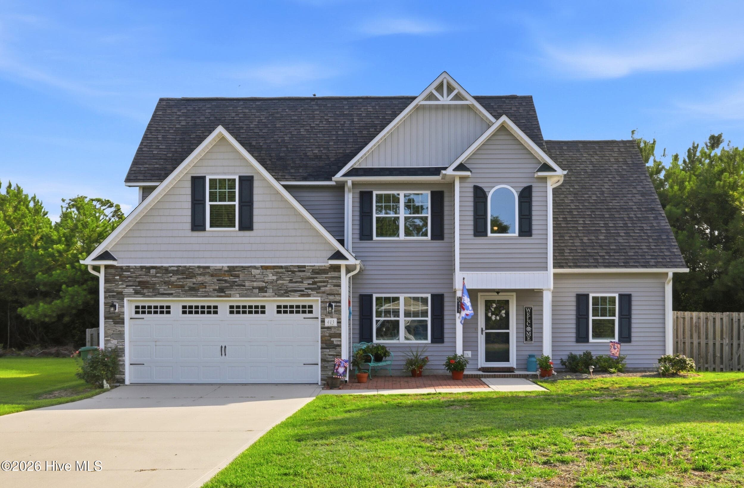Exterior of 413 Gavin'S Run, Sneads Ferry, NC 28460