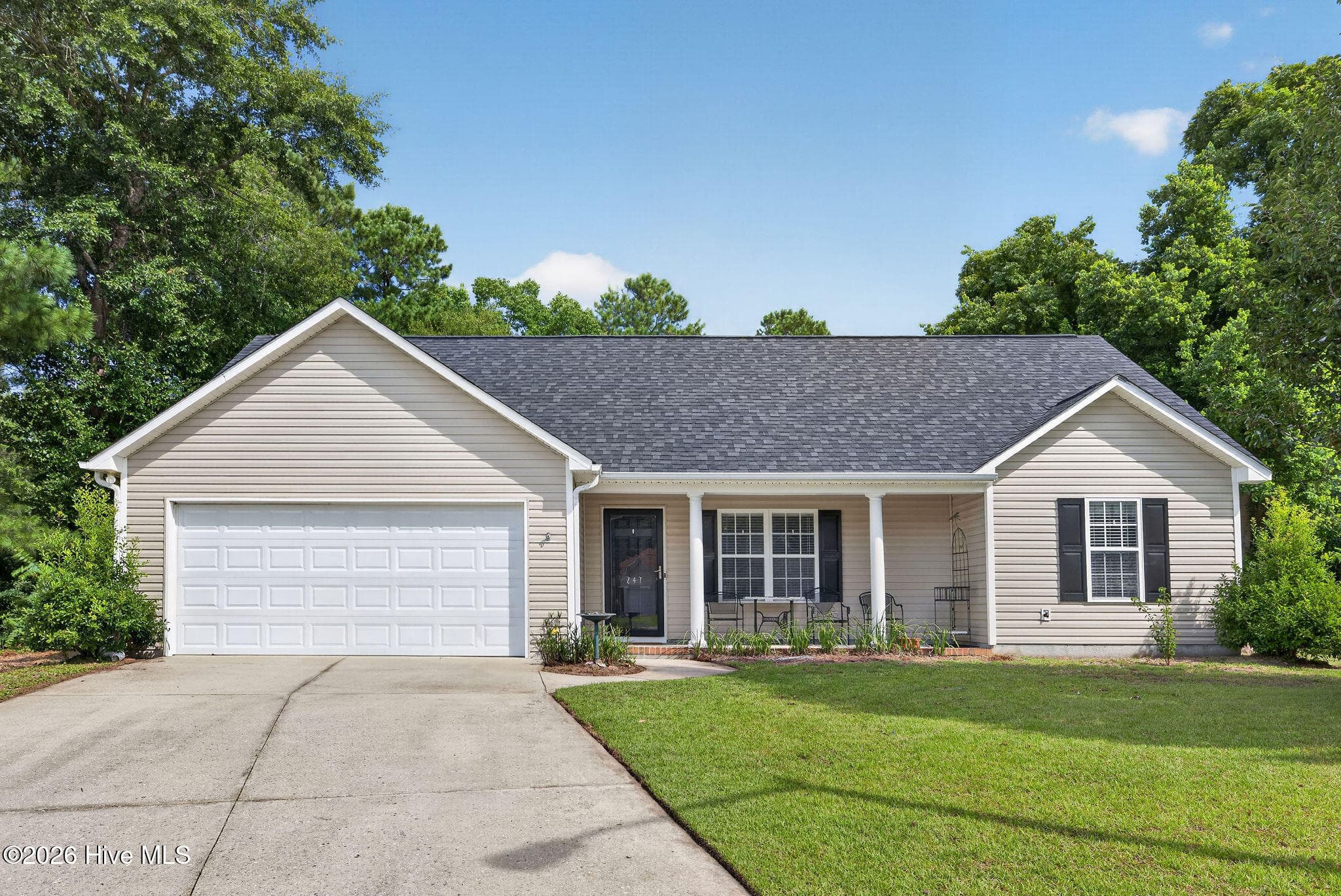 Front of 247 Ross Court, Leland, NC 28451