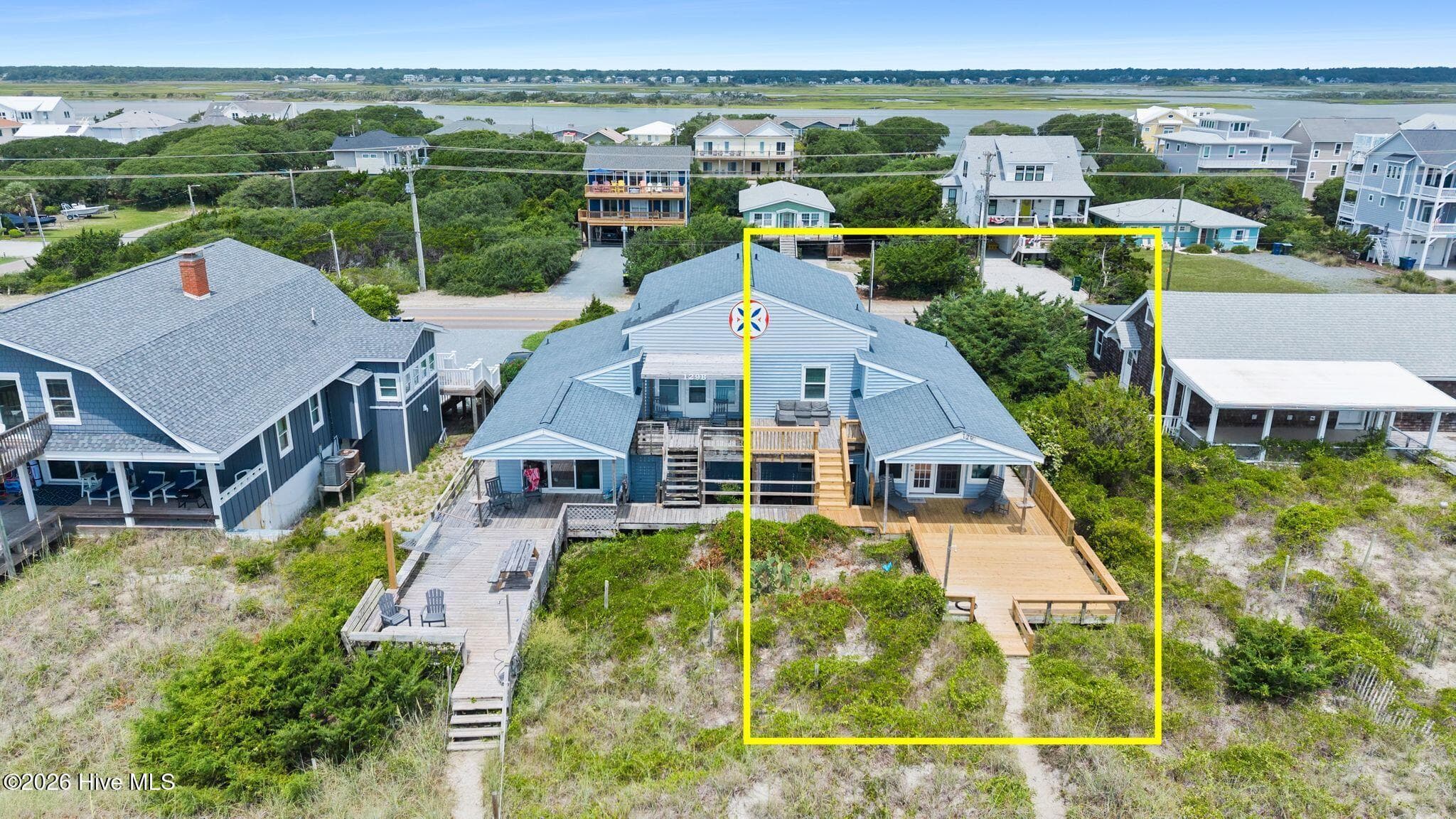 Front of 129 S Anderson Boulevard A, Topsail Beach, NC 28445